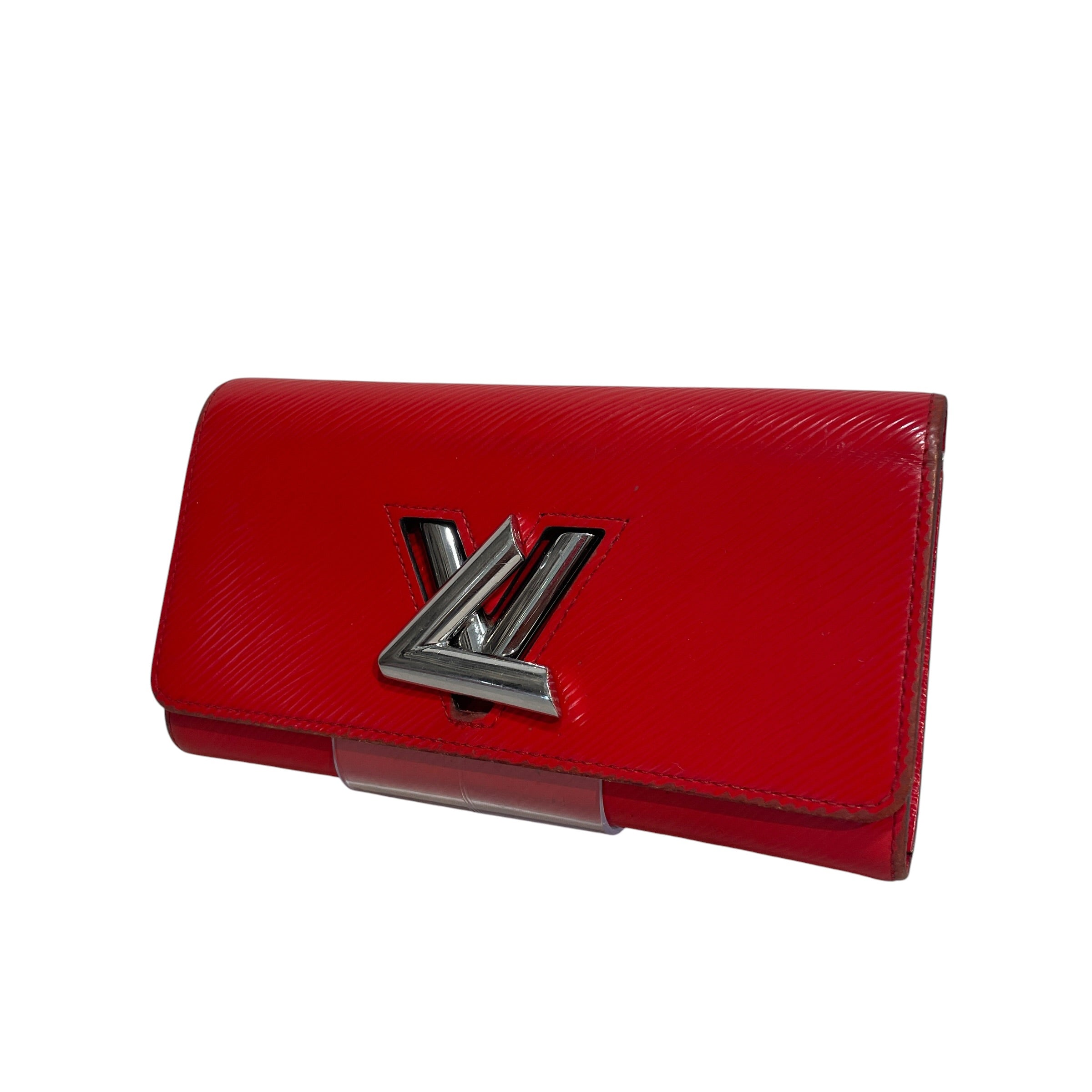 LOUIS VUITTON/Long Wallet/Leather/RED/Epi Leather Twist Wallet view 1