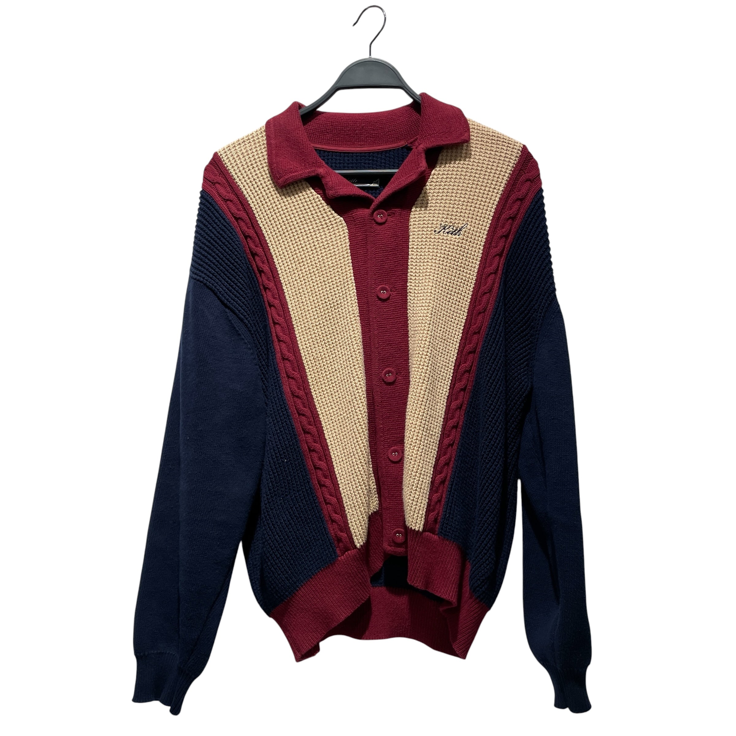 KITH/Tops/L/Stripe/Cotton/MLT/Button up Knit view 1