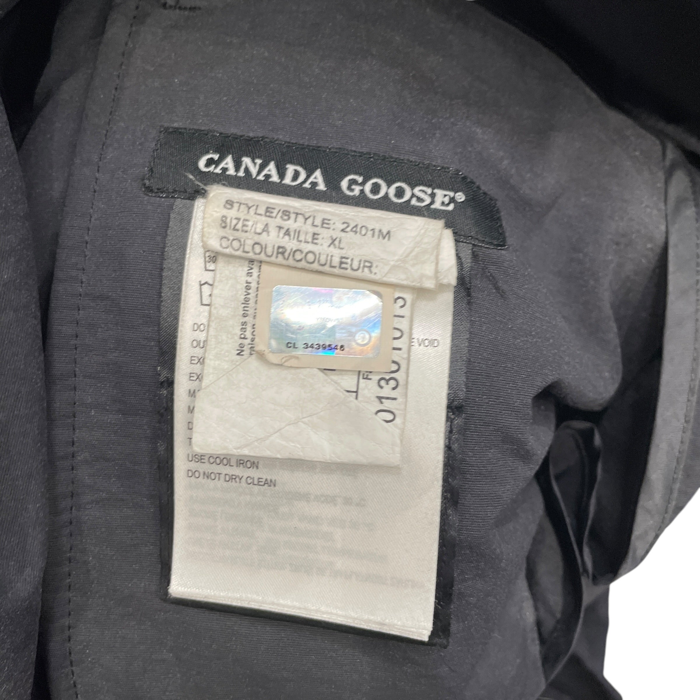 CANADA GOOSE/Jacket/XL/Polyester/NVY/CLASSIC CG COAT BUTTONS FRNT P view 4