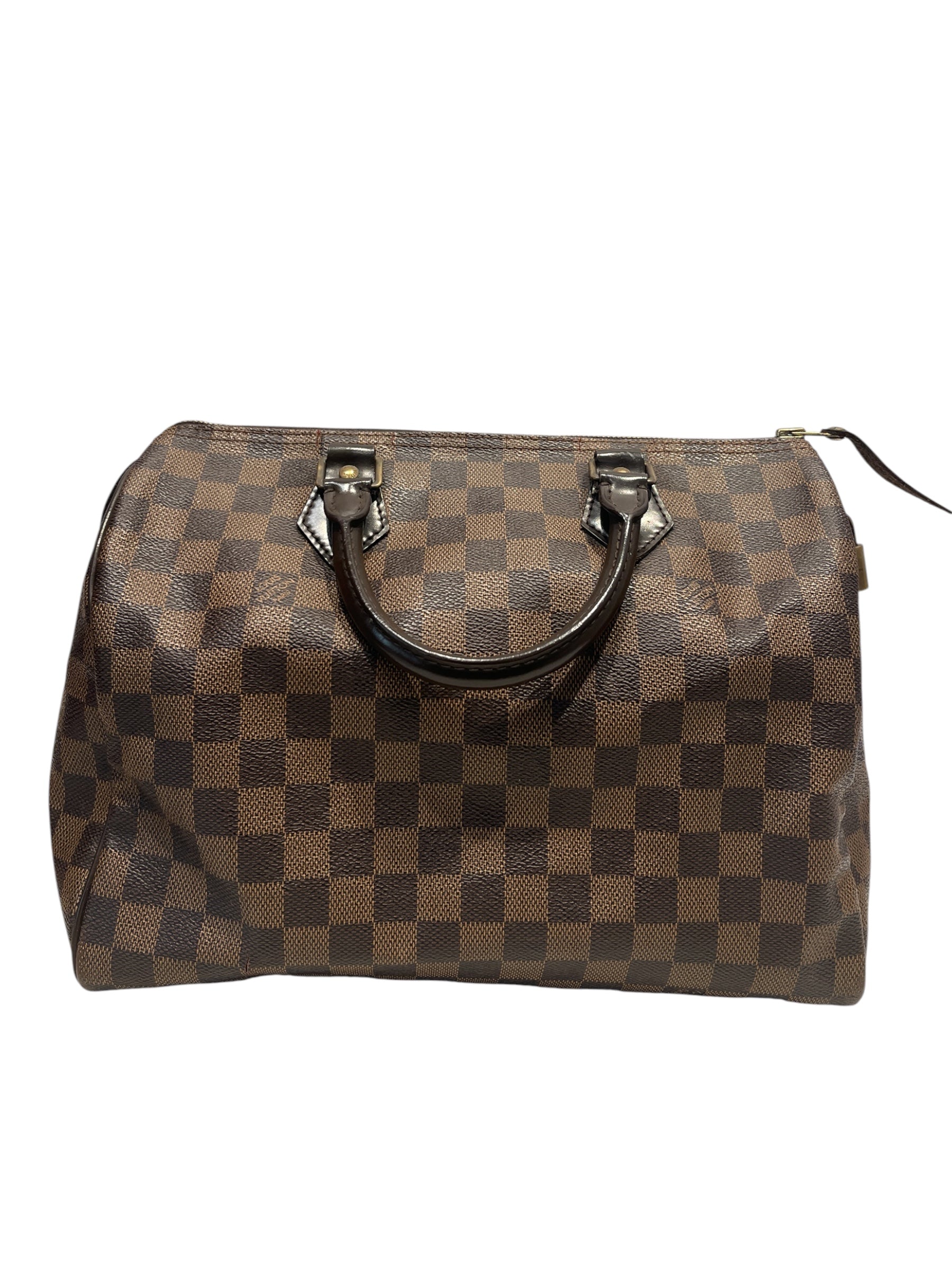 LOUIS VUITTON/Hand Bag/Monogram/Leather/BRW/Damier Speedy SD1181 view 2