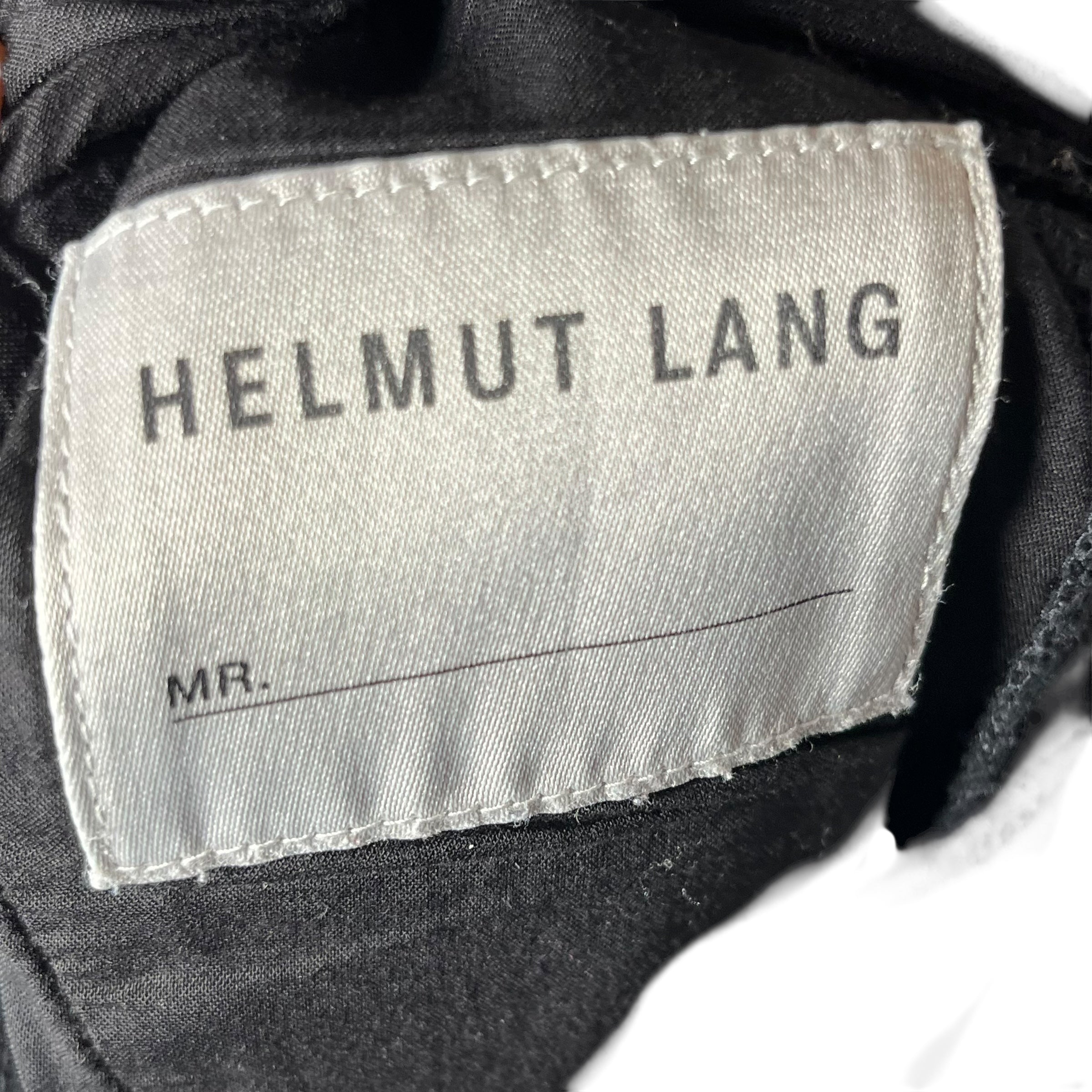 Helmut Lang/Cargo Pants/36/Cotton/BLK/ZIPPER CARGOS view 3