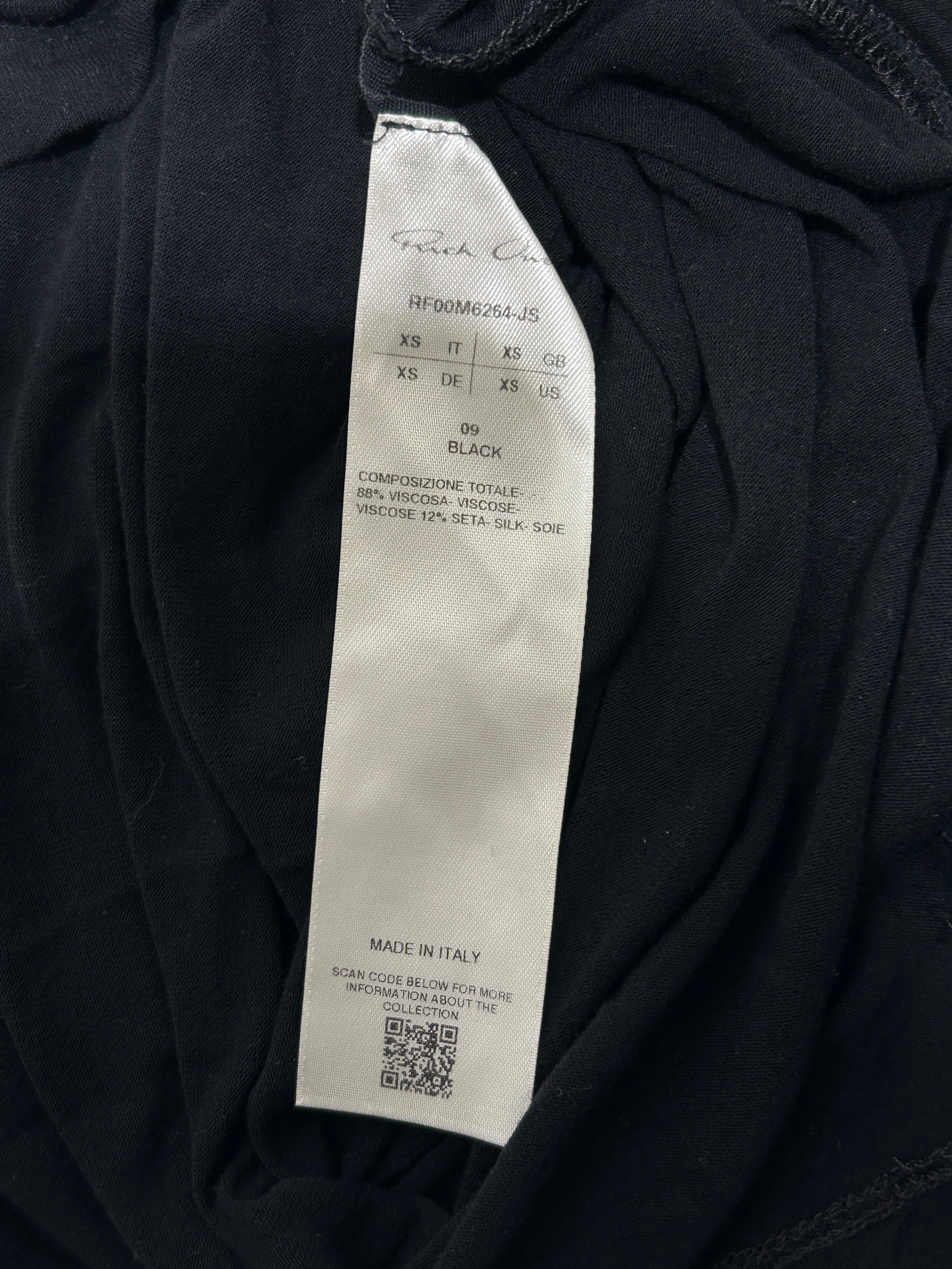 Rick Owens/T-Shirt/XS/BLK/Sheer T-Shirt view 4