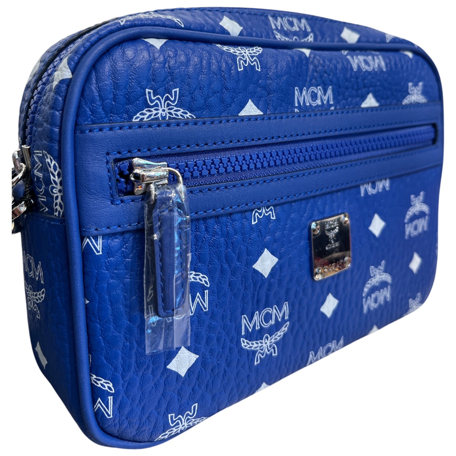 MCM/Cross Body Bag/Monogram/Leather/BLU/visetos view 6