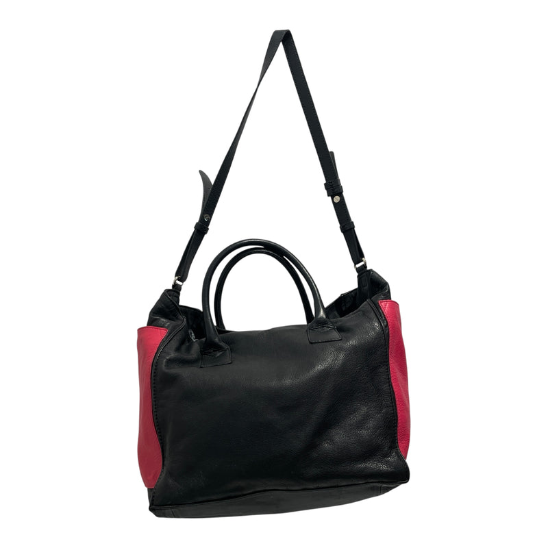 SEE BY CHLOE/Hand Bag/Leather/MLT/RED,BLACK&BEIGE COLOURED BAG