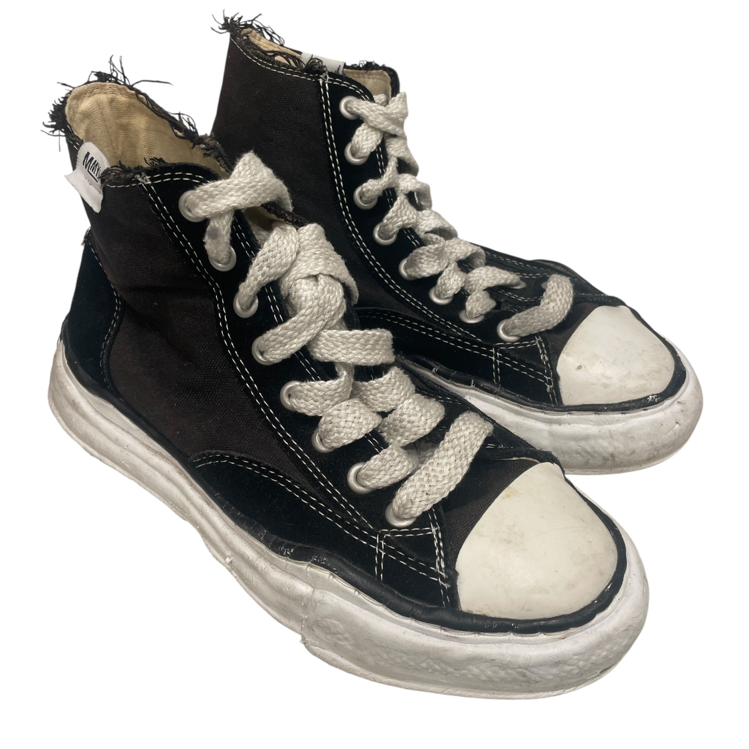 MIHARA YASUHIRO/Hi-Sneakers/EU 42/Cotton/BLK/PETERSON view 1
