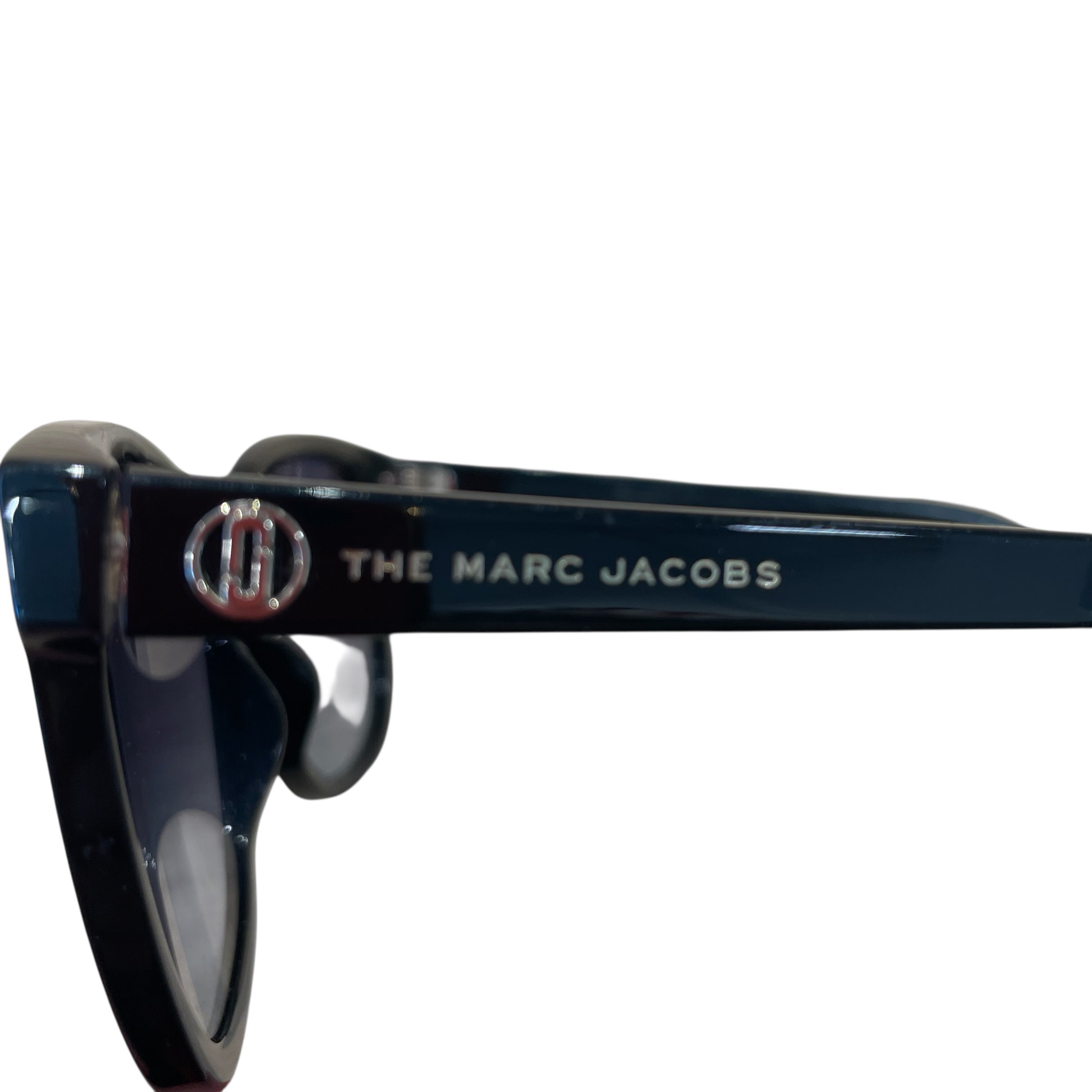 THE MARC JACOBS/Sunglasses/Celluloid/BLK/WAYFARER GOLD BRANDING view 3