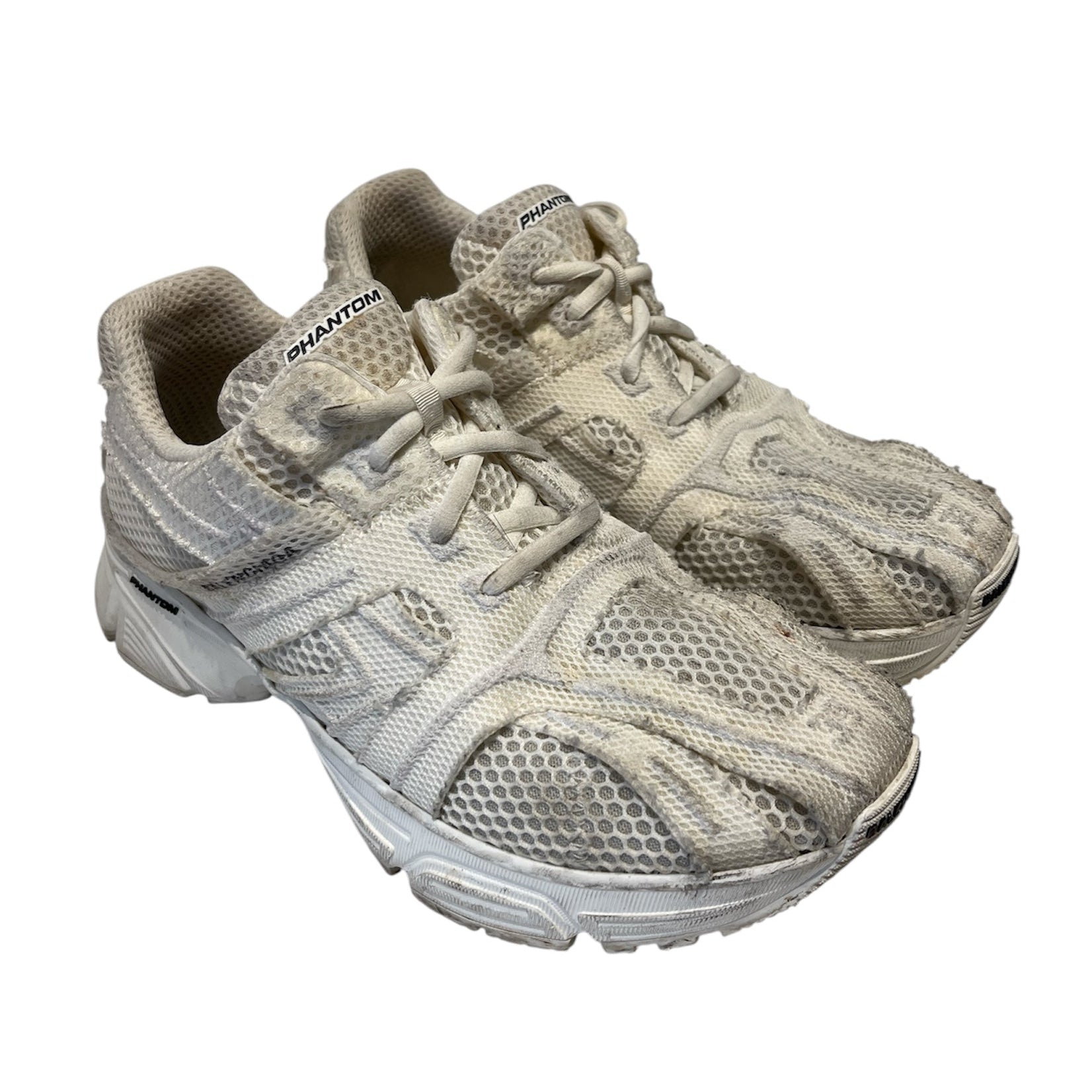 BALENCIAGA/Low-Sneakers/US 9/Cotton/WHT/BALENCIAGA PHANTOM view 1