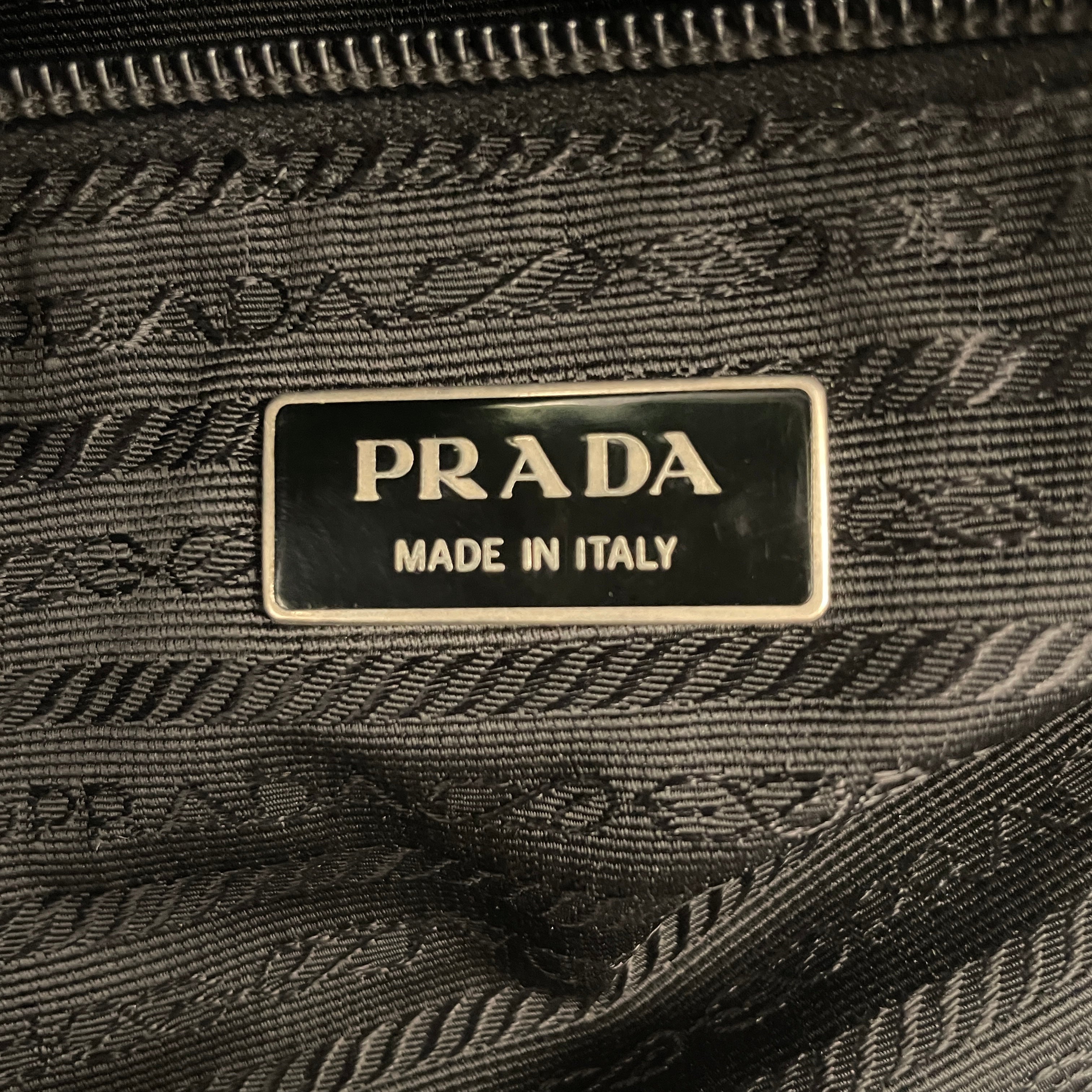 PRADA/Hand Bag/Nylon/BLK/PRADA NYLON BAG view 4