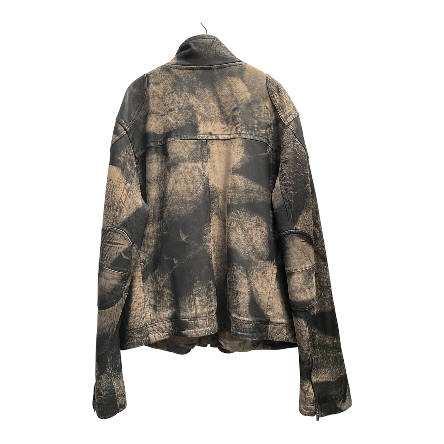 UGG australia/Leather Jkt/XXL/Lambskin/BRW/All Over Print/FADED WASHED BRWN view 2