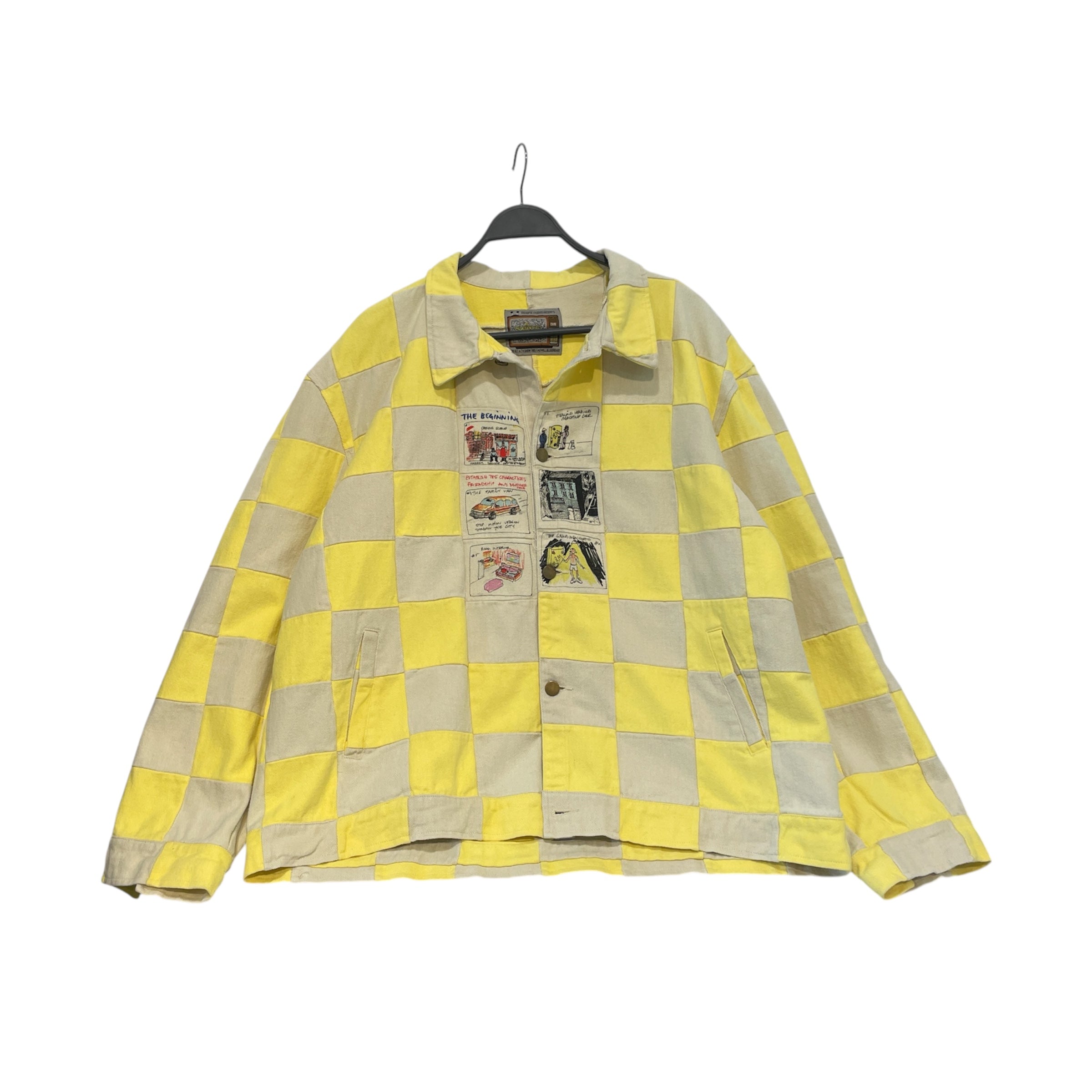 KIDSUPER STUDIOS/LS Shirt/XXL/Cotton/MLT/Checkard graphic button up view 1