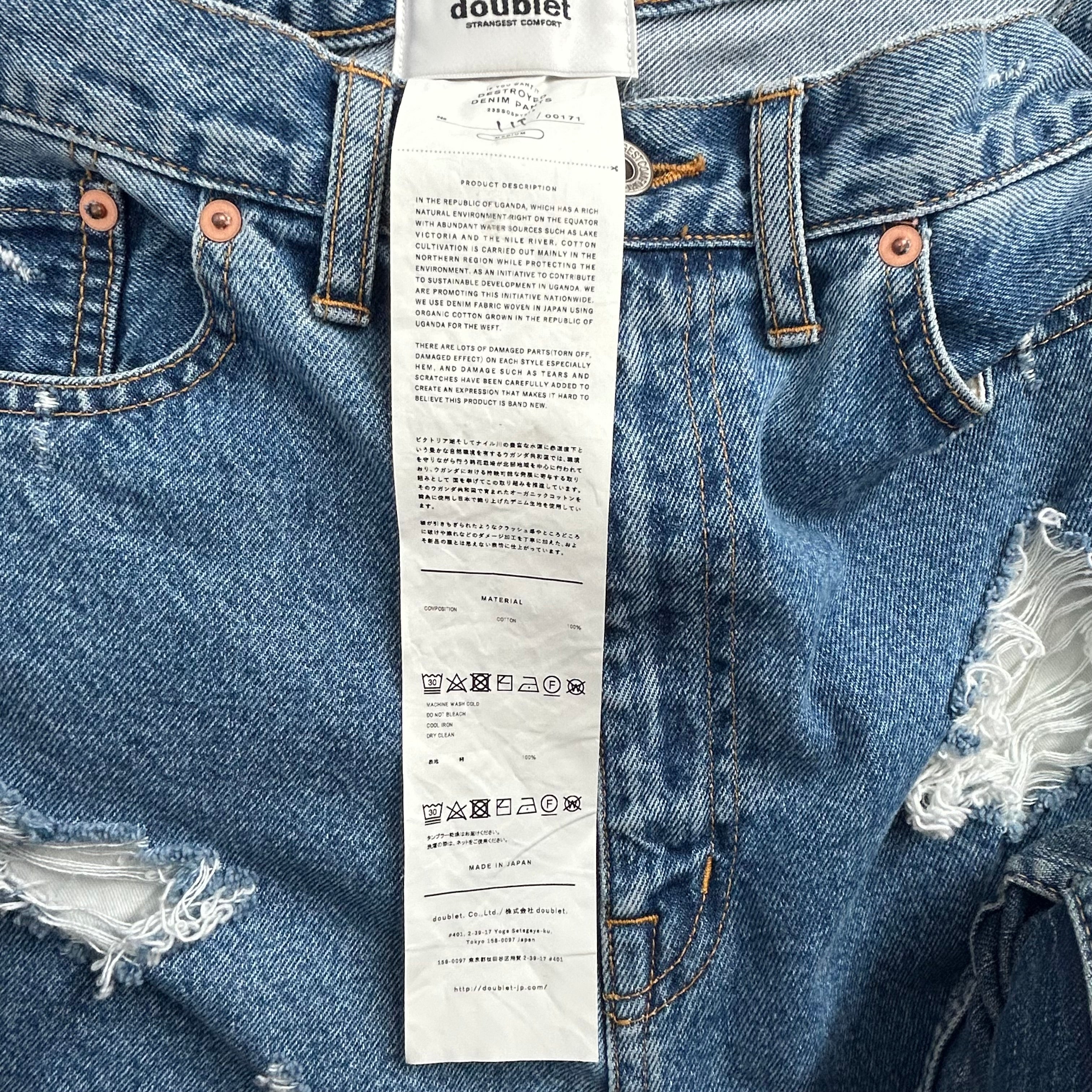 doublet/Straight Pants/M/Denim/IDG/ view 4