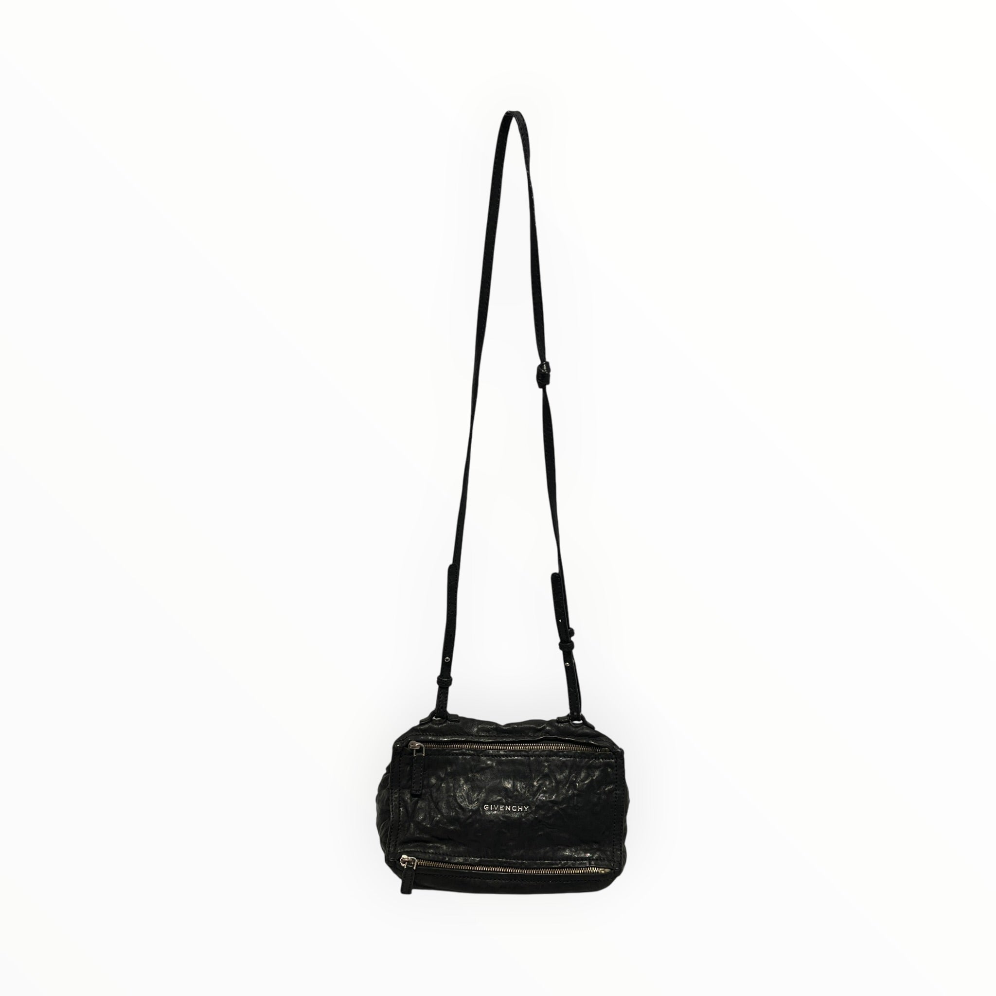 GIVENCHY/Cross Body Bag/Leather/BLK/pandora mini bag view 1