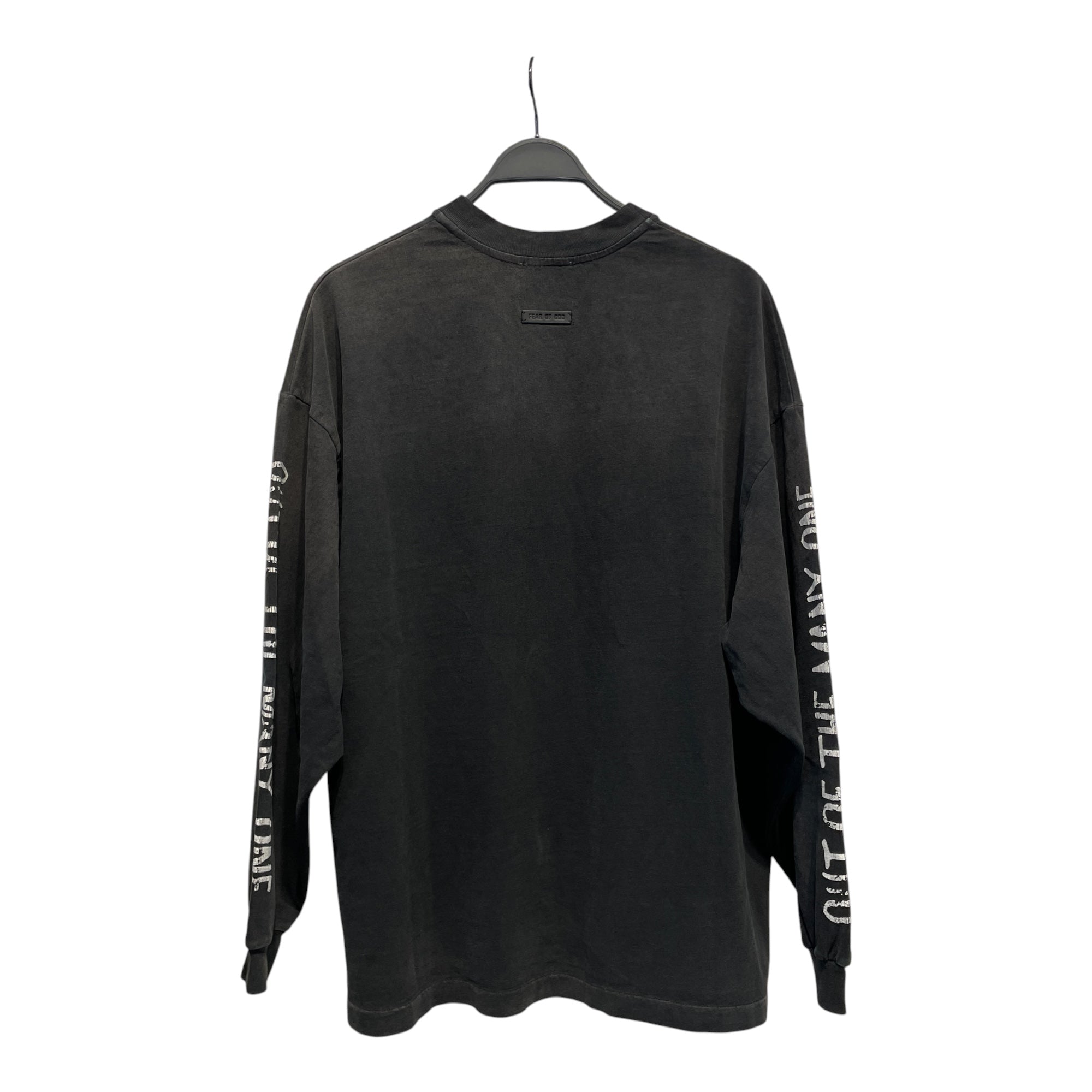 FEAR OF GOD/BARRIERS/LS T-Shirt/S/Cotton/BLK/ view 2