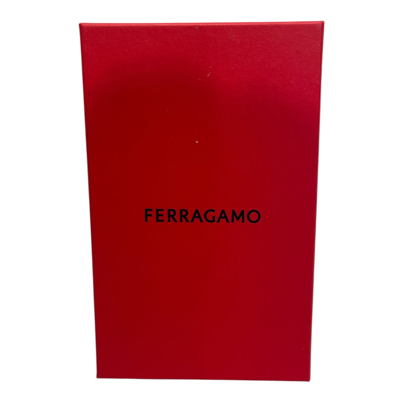 Salvatore Ferragamo/Bifold Wallet/Animal Pattern/Leather/GRY/LIZARD LEATHER