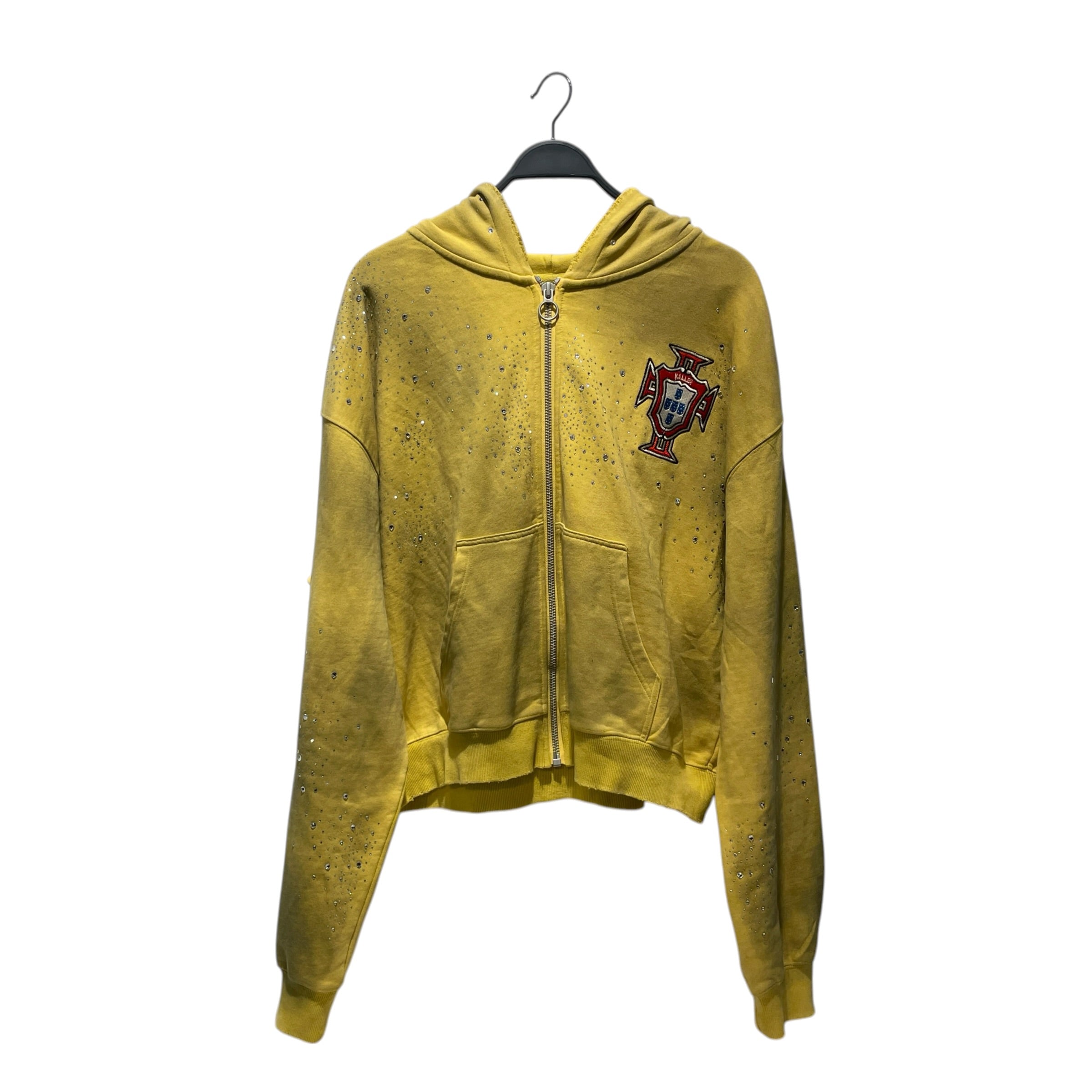 Vale/Zip Up Hoodie/XL/All Over Print/Cotton/YEL/Sun Cluster Full Zip view 1