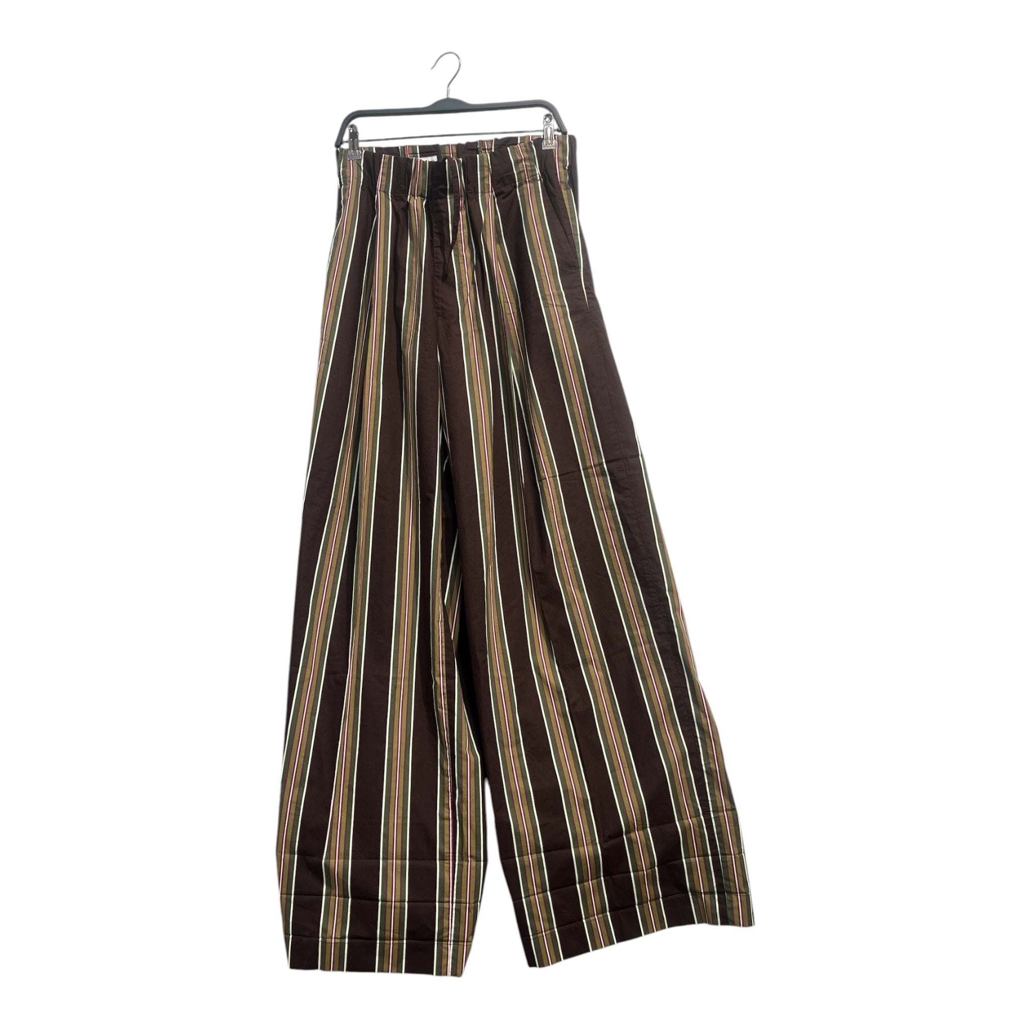 DRIES VAN NOTEN/Pants/L/Cotton/BRD/Stripe/WIDE LEG-LOUNGE view 1