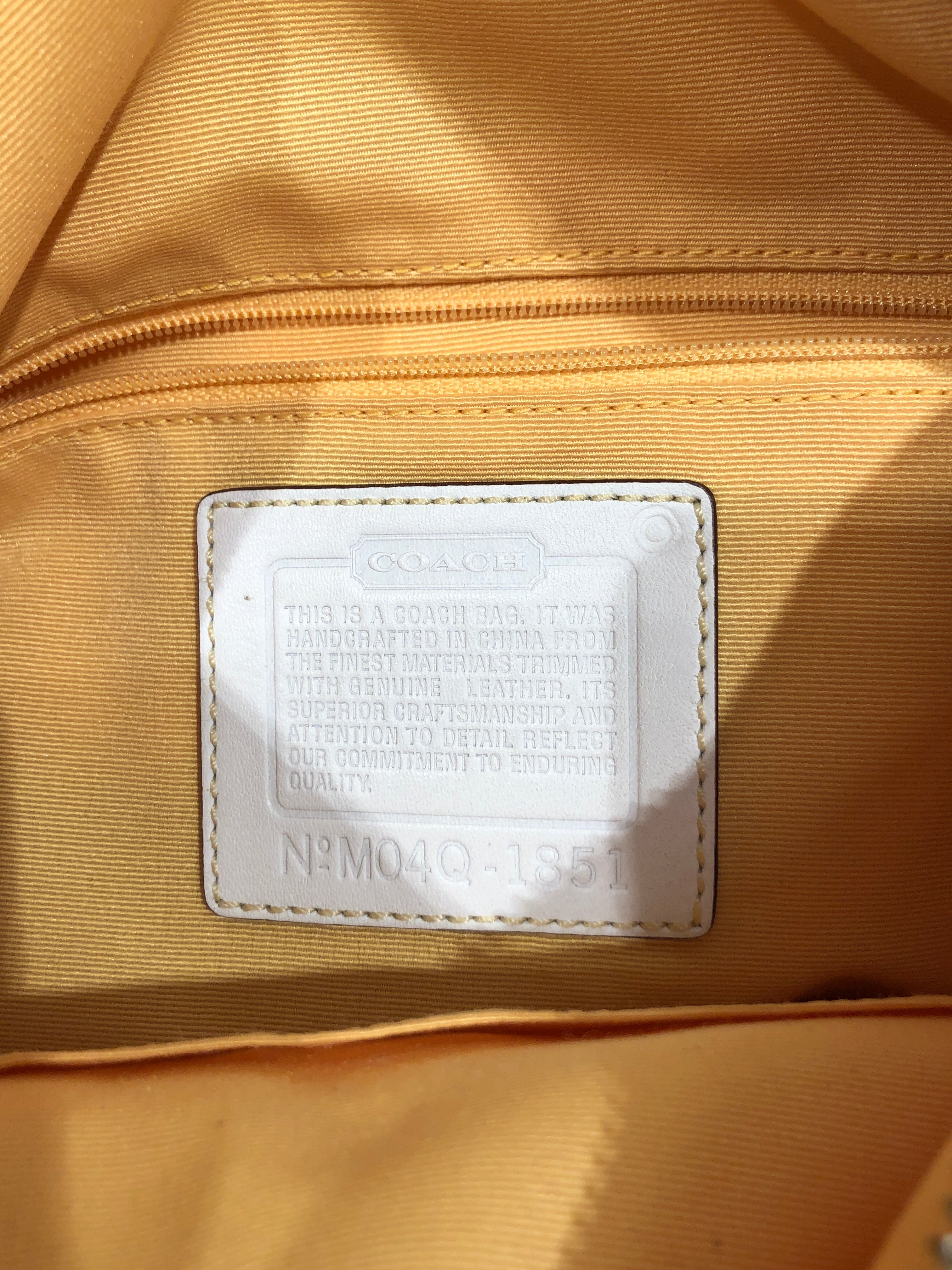 COACH/Hand Bag/Monogram/Leather/YEL/Soho Optic C Handbag view 4
