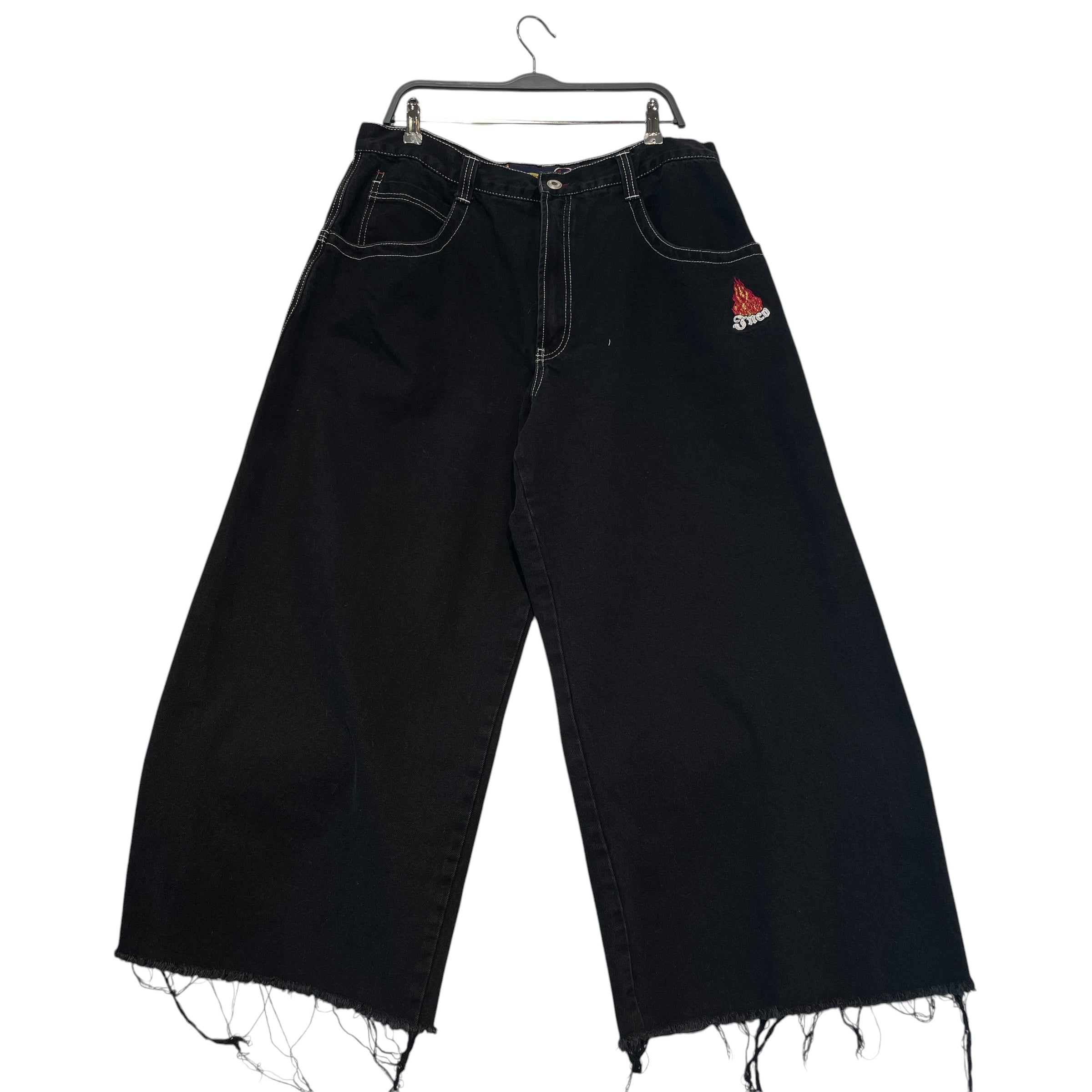 JNCO/Pants/36/Denim/BLK/Skull n Bones view 1