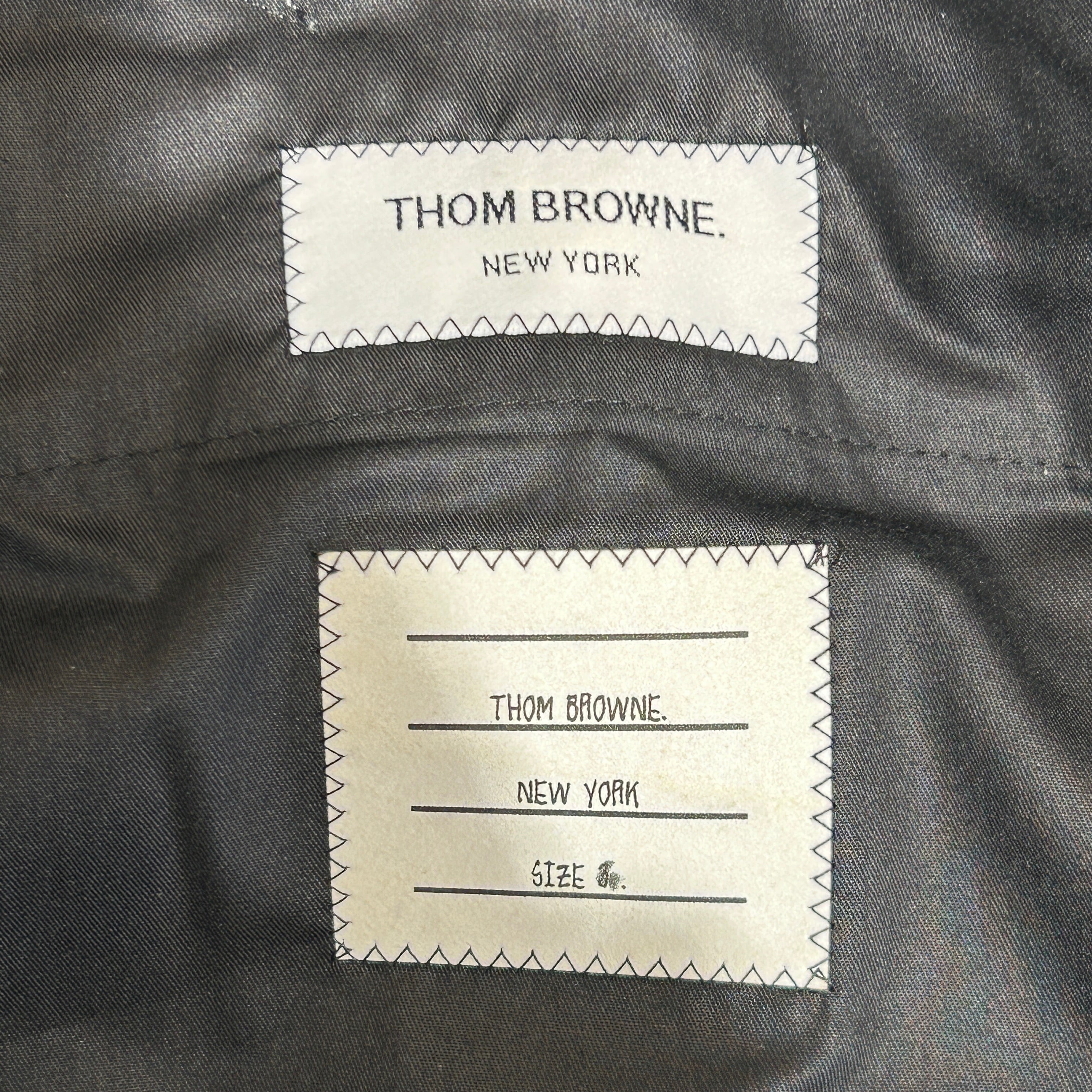 THOM BROWNE. NEW YORK/Slacks/3/Cotton/NVY/ view 3