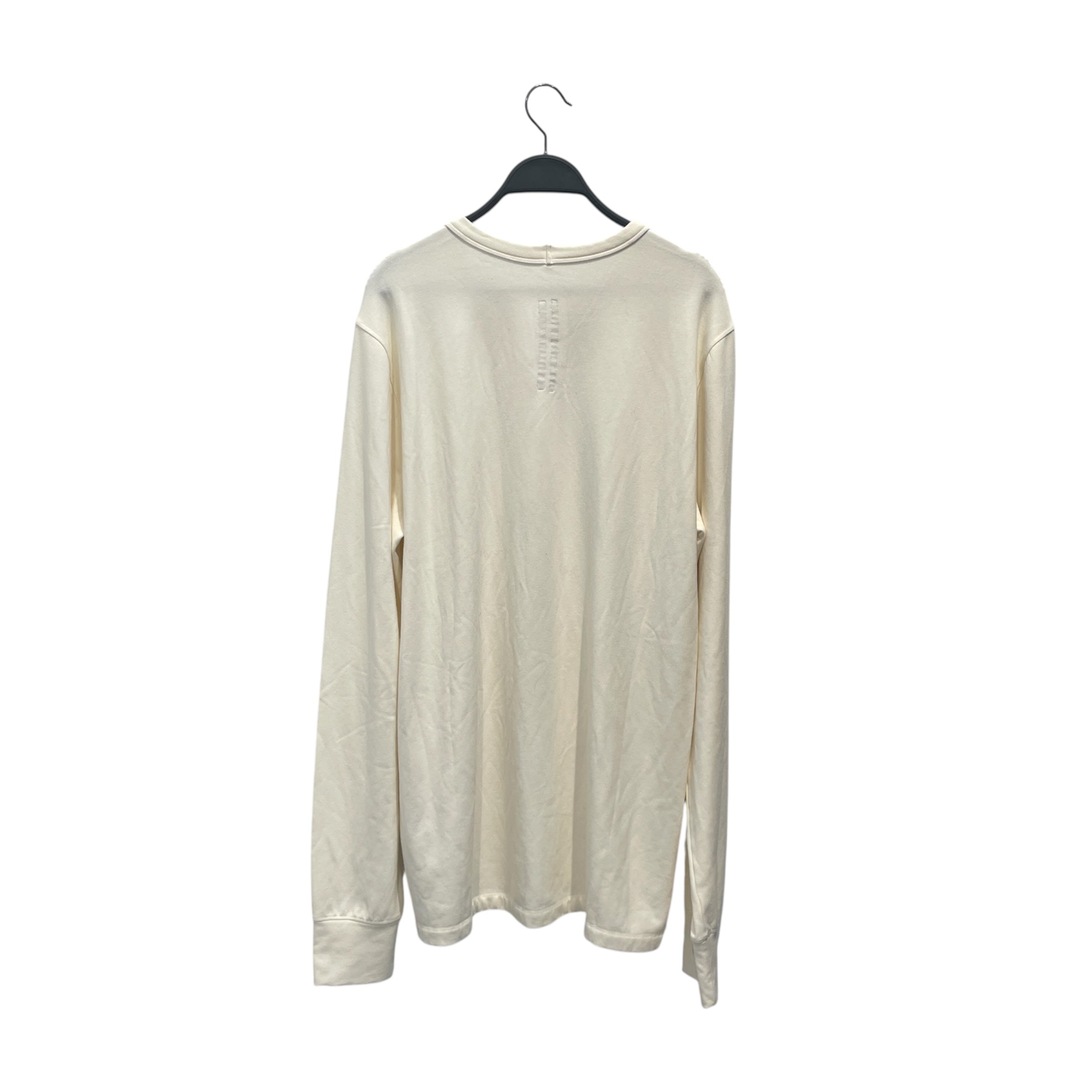 Rick Owens/LS T-Shirt/XXL/Cotton/WHT/FW25 Concordians Thermal Top view 2