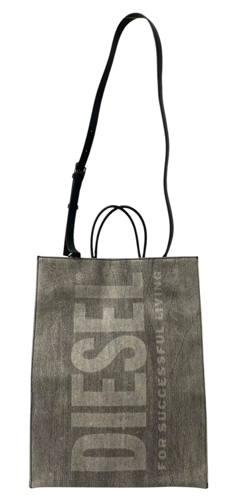 DIESEL/Hand Bag/GRY/diesel coated canvas bag