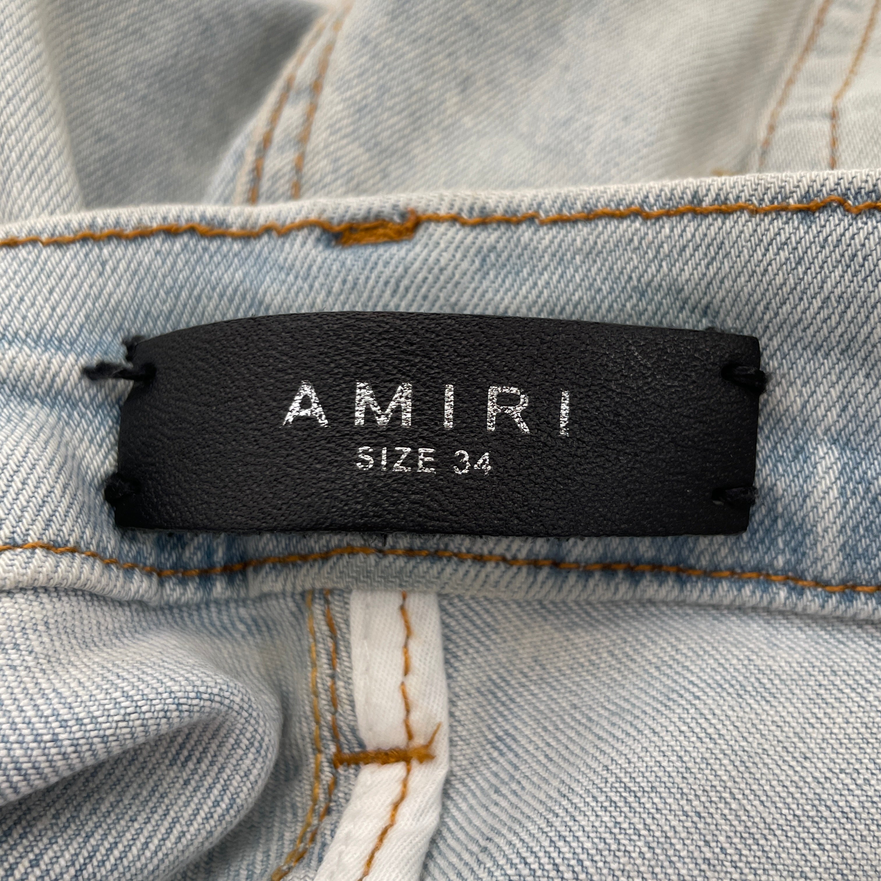 AMIRI/Skinny Pants/34/Cotton/BLU/Graphic/red floral view 3