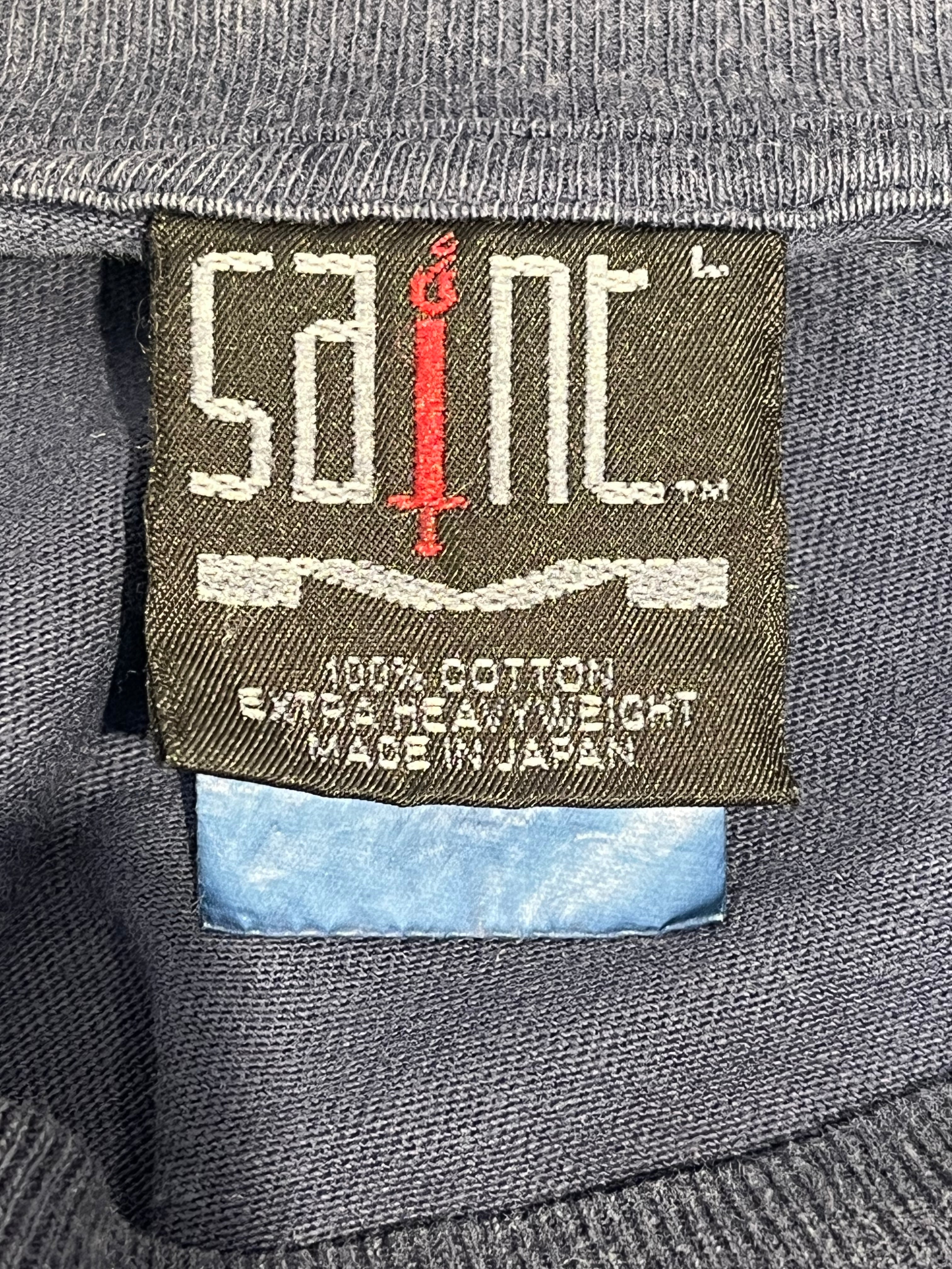 SAINT/T-Shirt/L/Cotton/NVY/DEAD SAINTS LOGO view 4