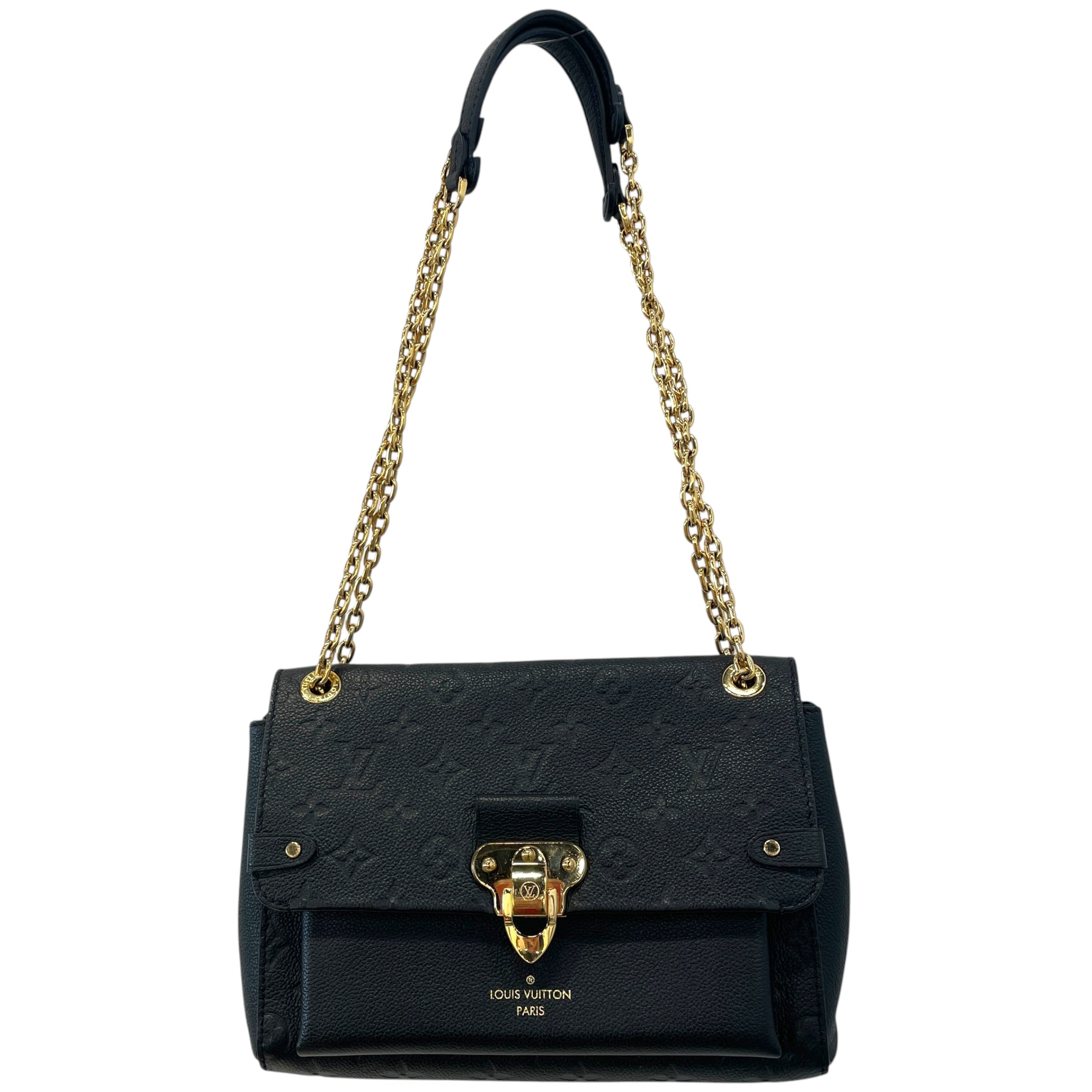 LOUIS VUITTON/Cross Body Bag/Monogram/Leather/BLK/Empriente Vavin view 1