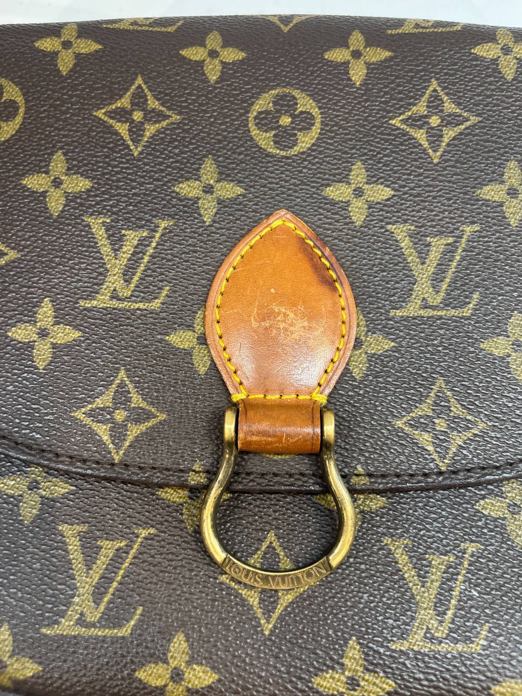 LOUIS VUITTON/Cross Body Bag/Monogram/Leather/BRW/SAINT CLOUD FRONT FLAP 881VI view 5