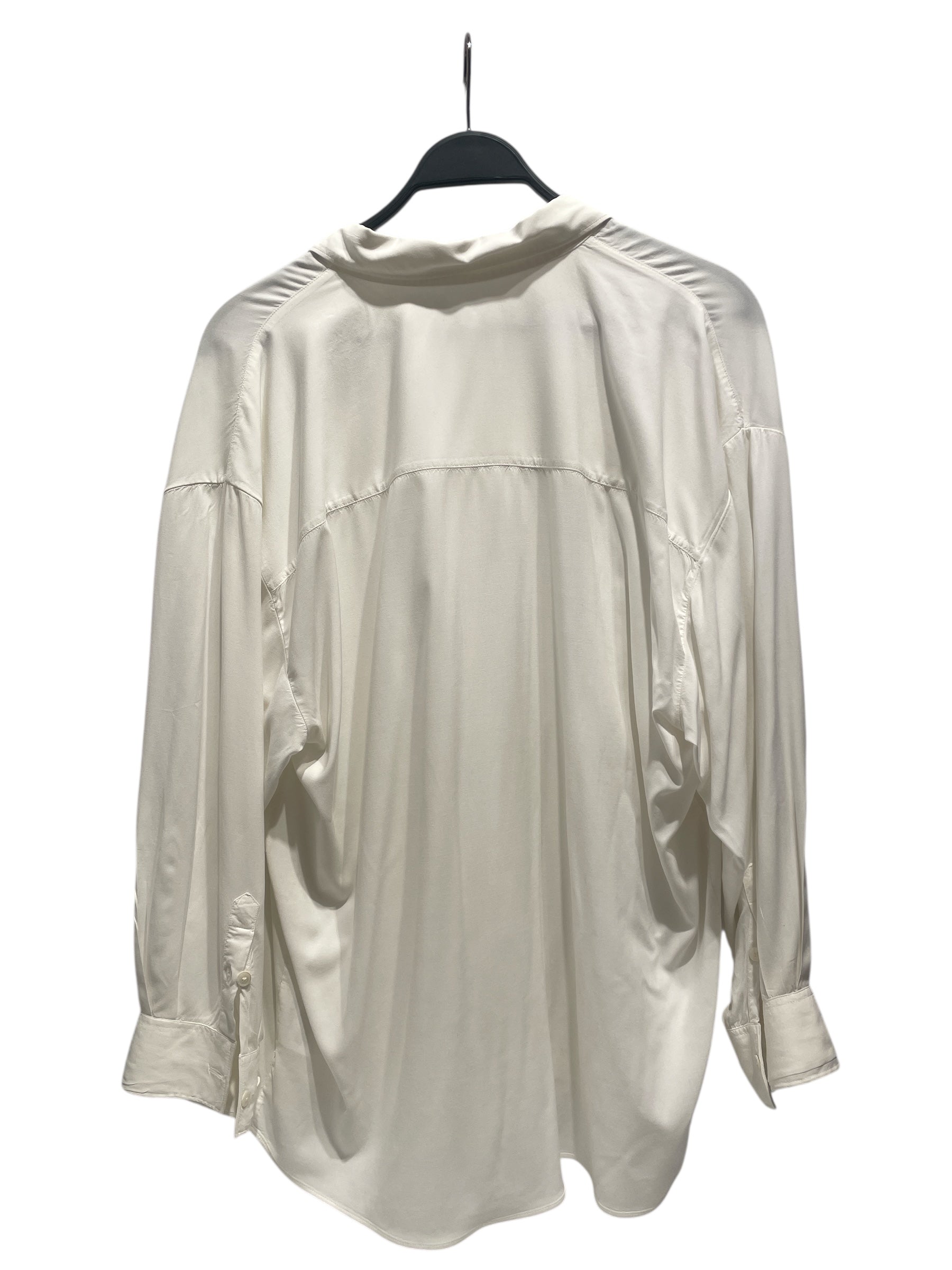 Acne Studios/LS Shirt/WHT/Silk Shirt view 2