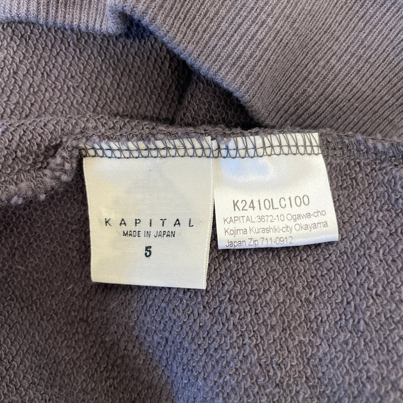 KAPITAL/Hoodie/5/Cotton/GRY/