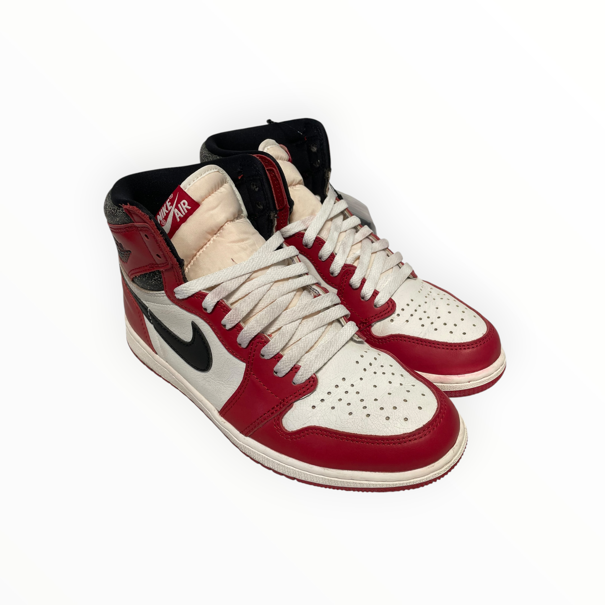 NIKE/AIR JORDAN 1 RETRO HIGH OG/Hi-Sneakers/US 8.5/Leather/RED/DZ5485-612 view 1