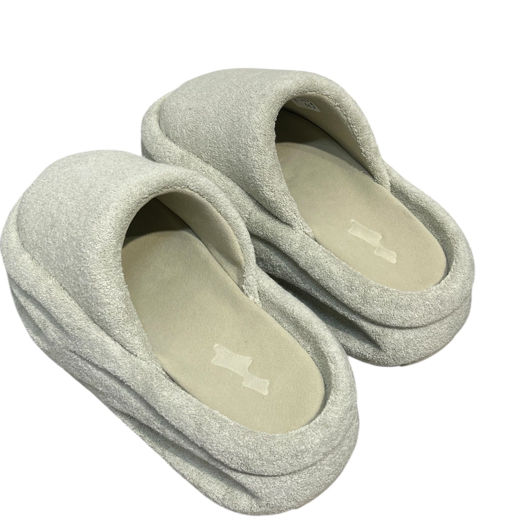 SKYLRK/Sandals/US 4/GRN/UNRELEASED TERRY CHUNKY SLIDES view 2