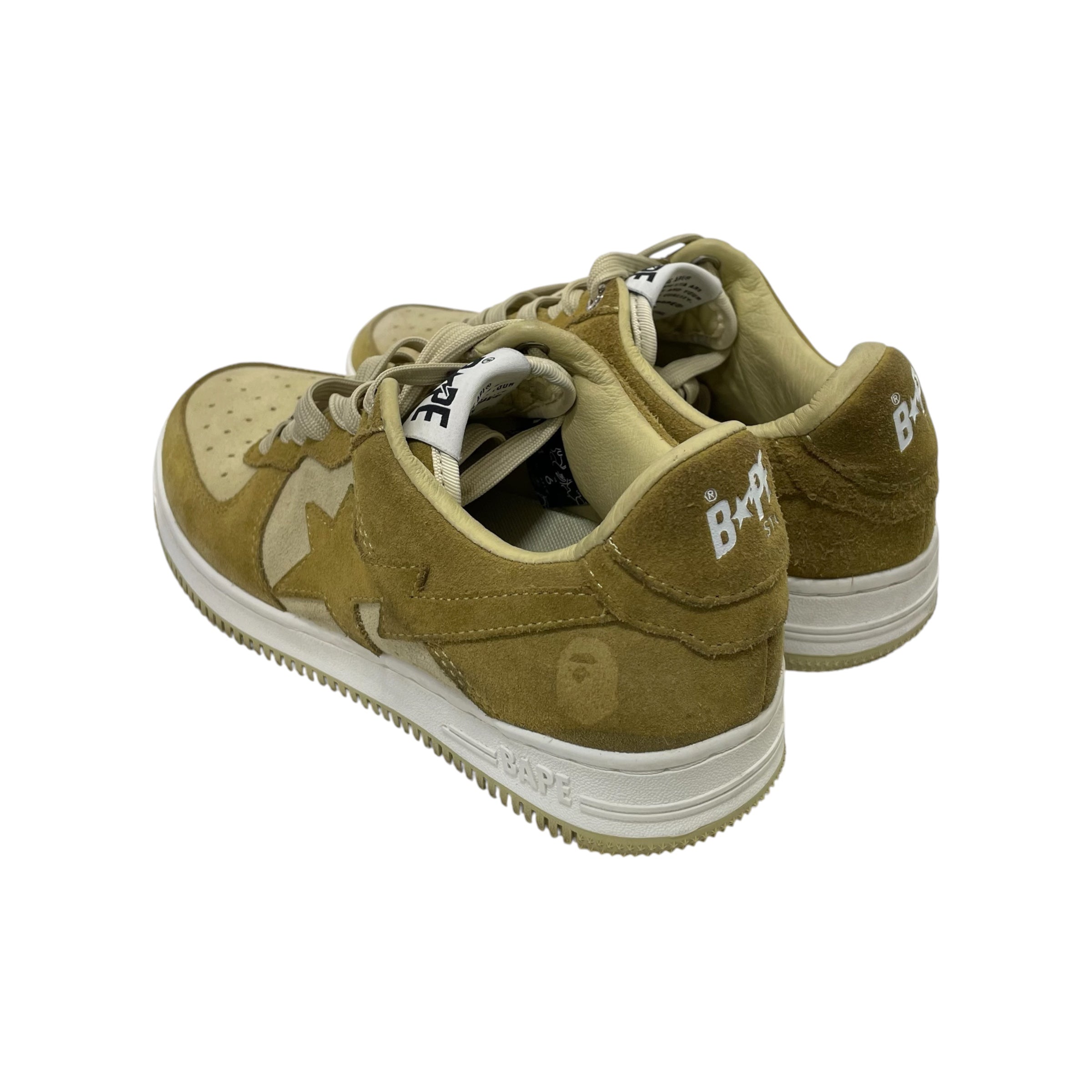 BAPE STA!/Low-Sneakers/US 6/GRN/GREEN SUEDE view 2