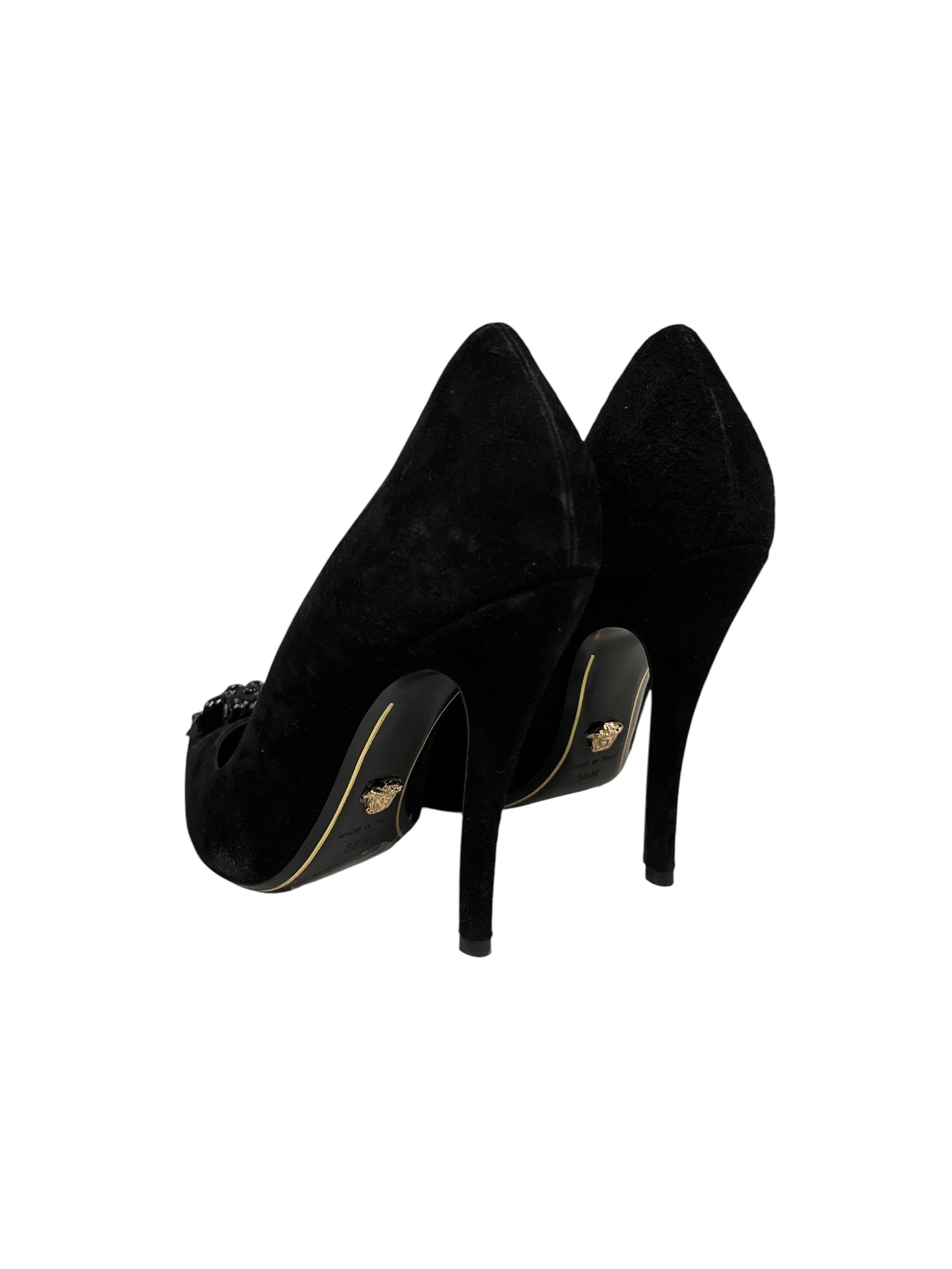 VERSACE/Heels/EU 38.5/BLK/ view 2