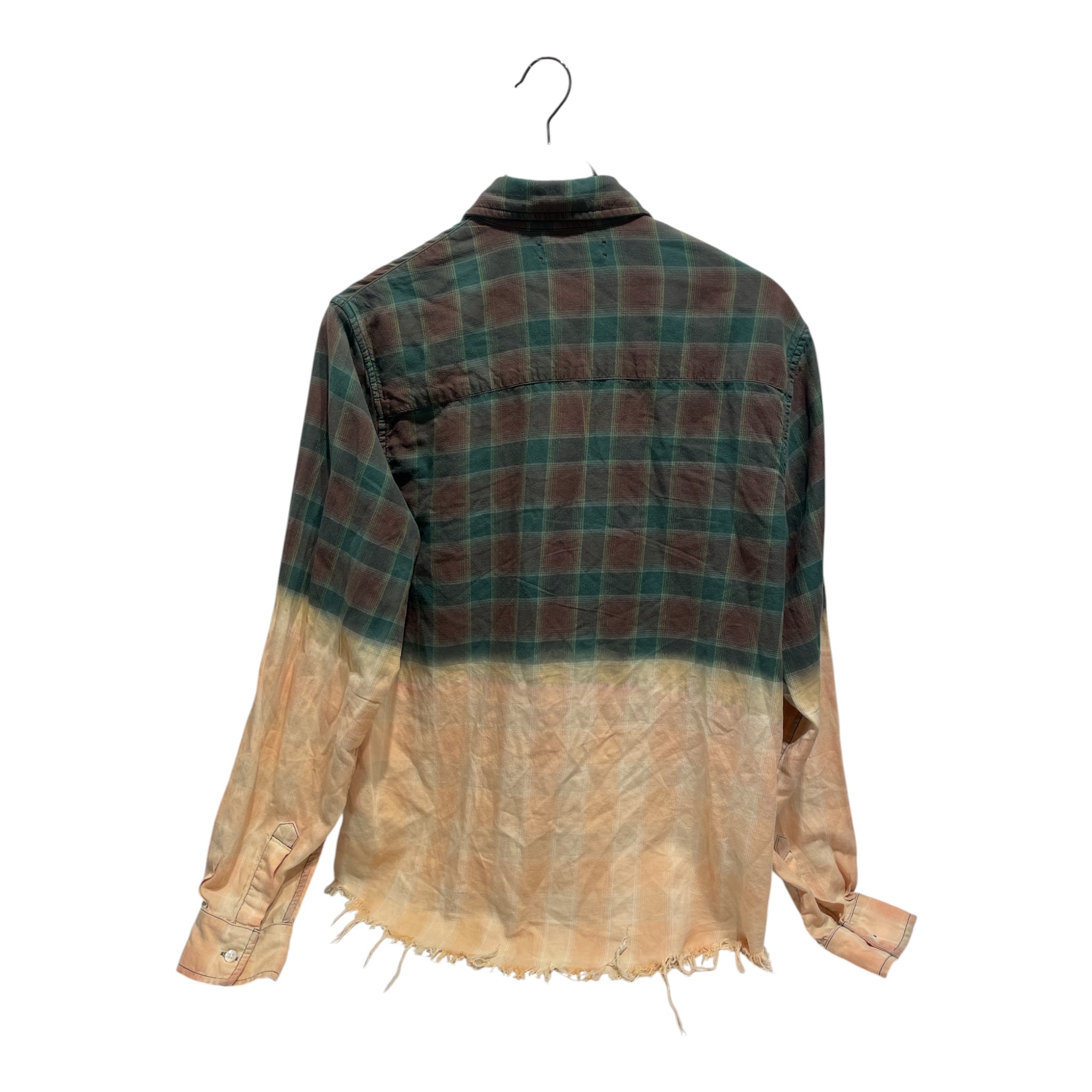 AMIRI/LS Shirt/36/Cotton/GRN/Plaid/two tone plaid view 2