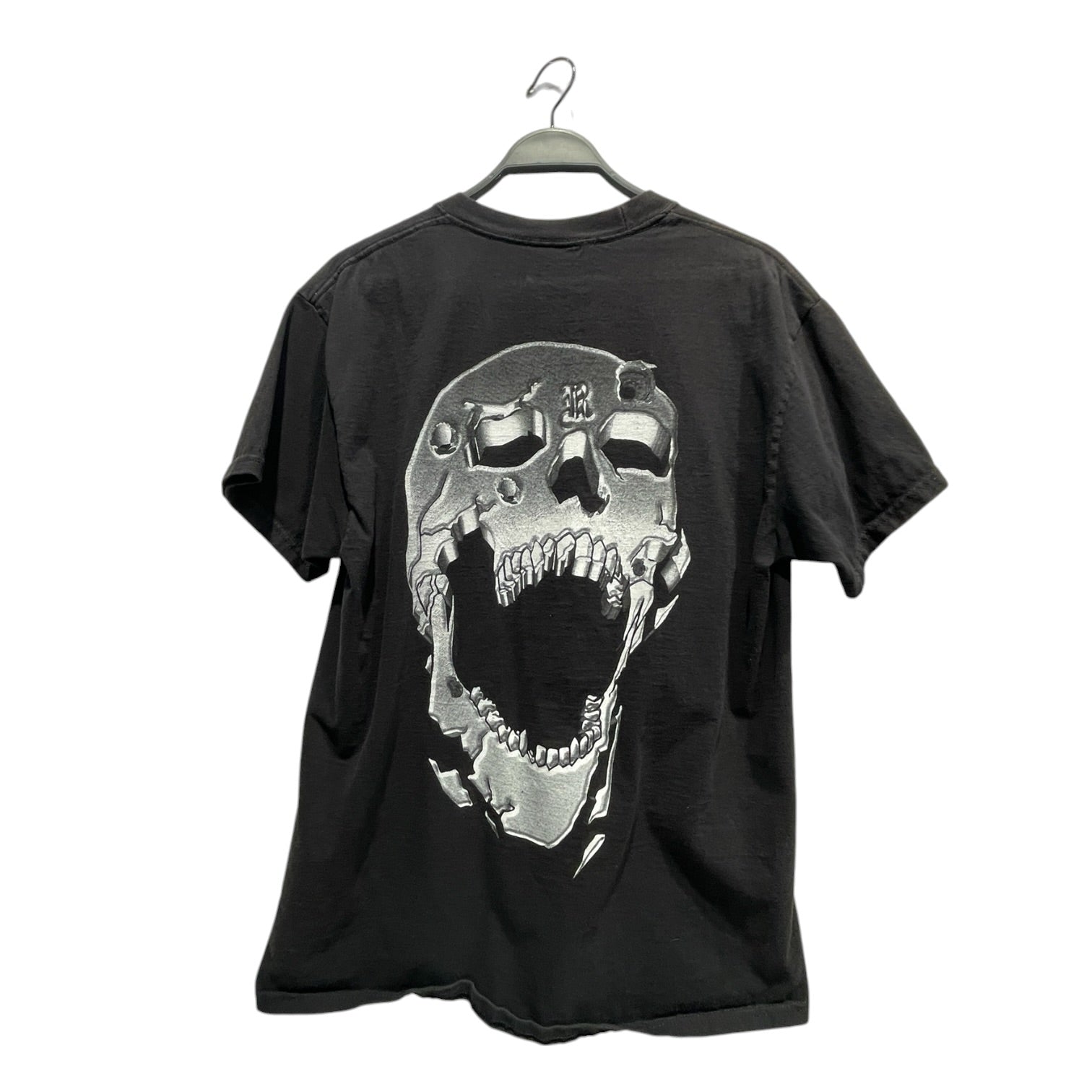 Revenge/T-Shirt/L/Cotton/BLK/Silver Script w/ Bullet Holes view 1