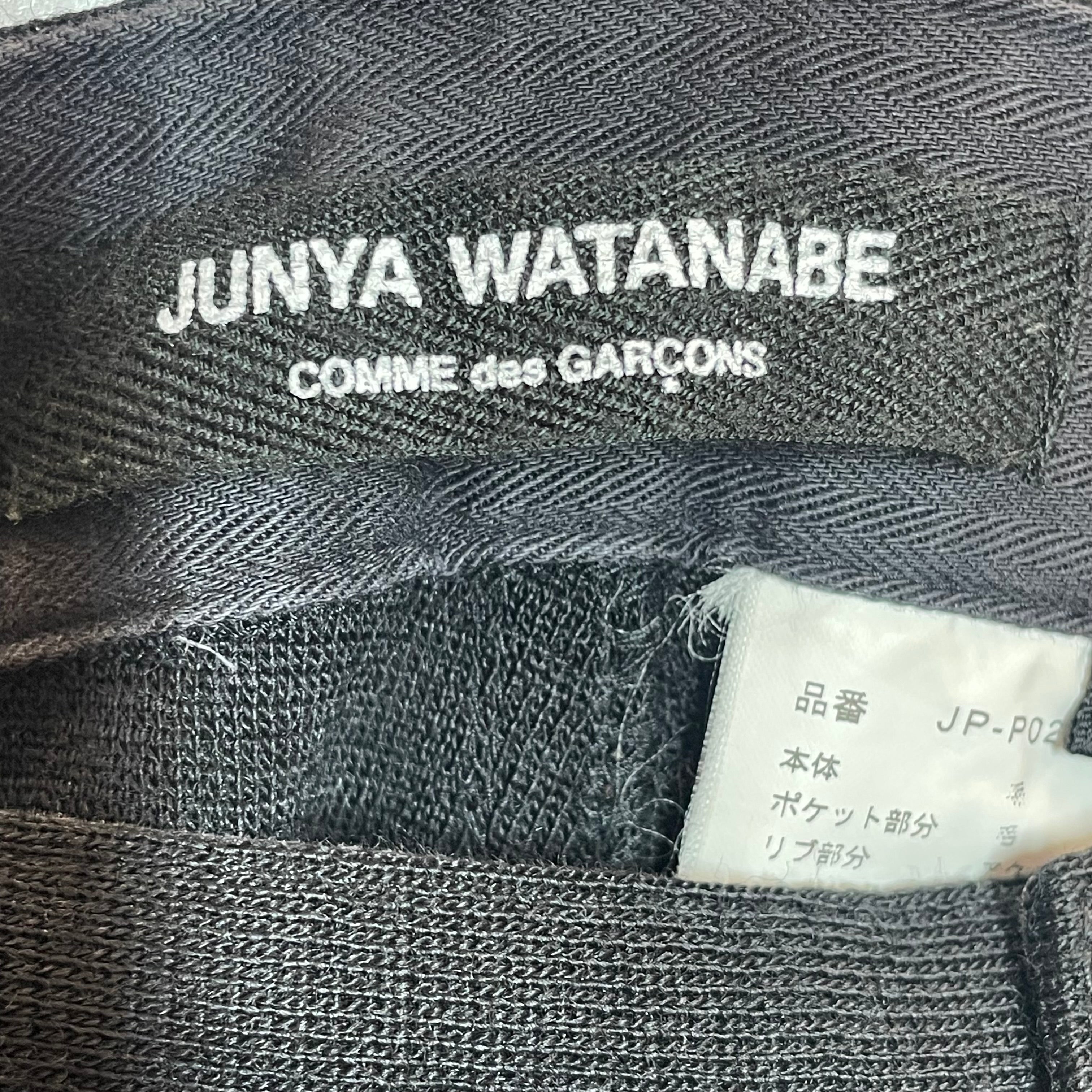 JUNYA WATANABE COMME des GARCONS/Pants/S/Wool/BLK/Joggers/WOOL JOGGER view 3