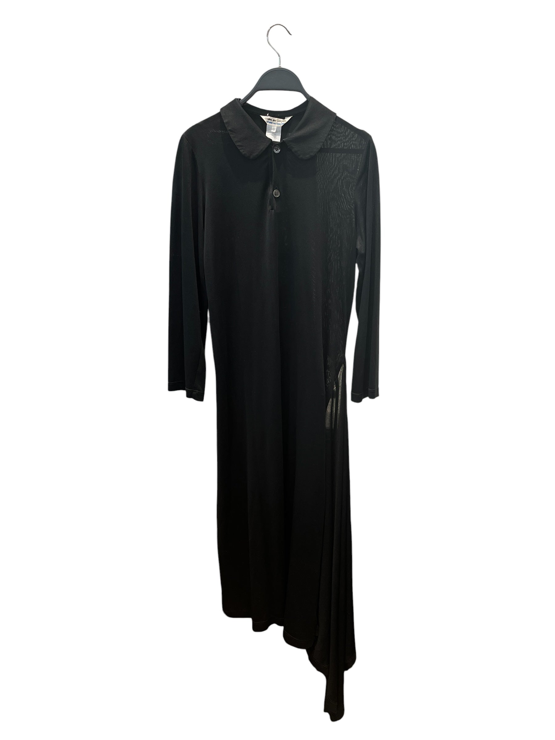 COMME des GARCONS/Shirt Dress/S/BLK/Maxi Length/ view 1