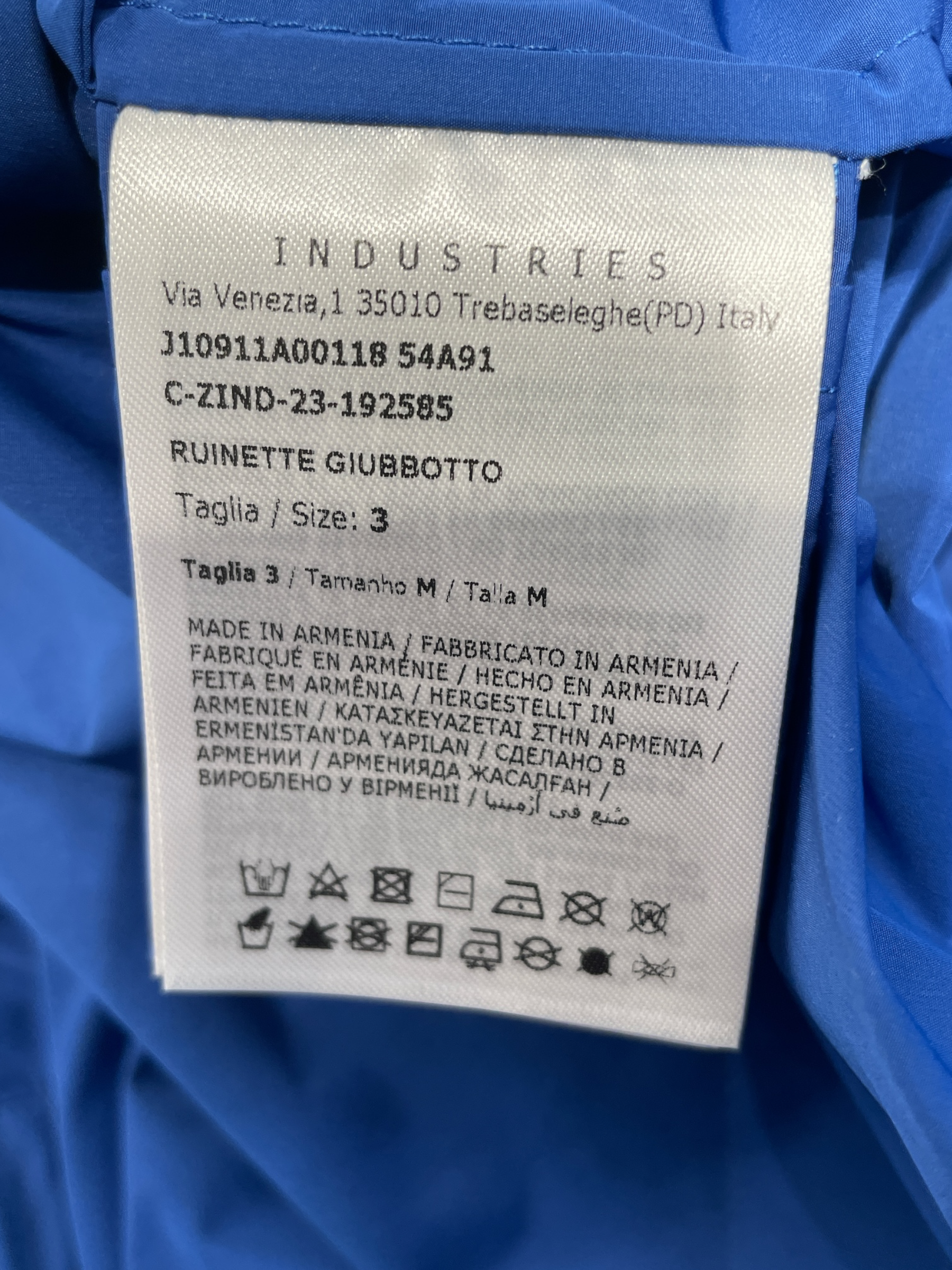 MONCLER/Windbreaker/3/Nylon/BLU/Ruinette Gibbotto view 4