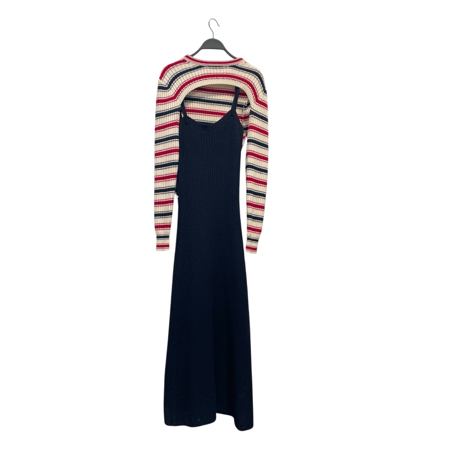 ROSIE ASSOULIN /LS Dress/L/Stripe/Wool/NVY/THOUSAND IN ONE WAYS view 1