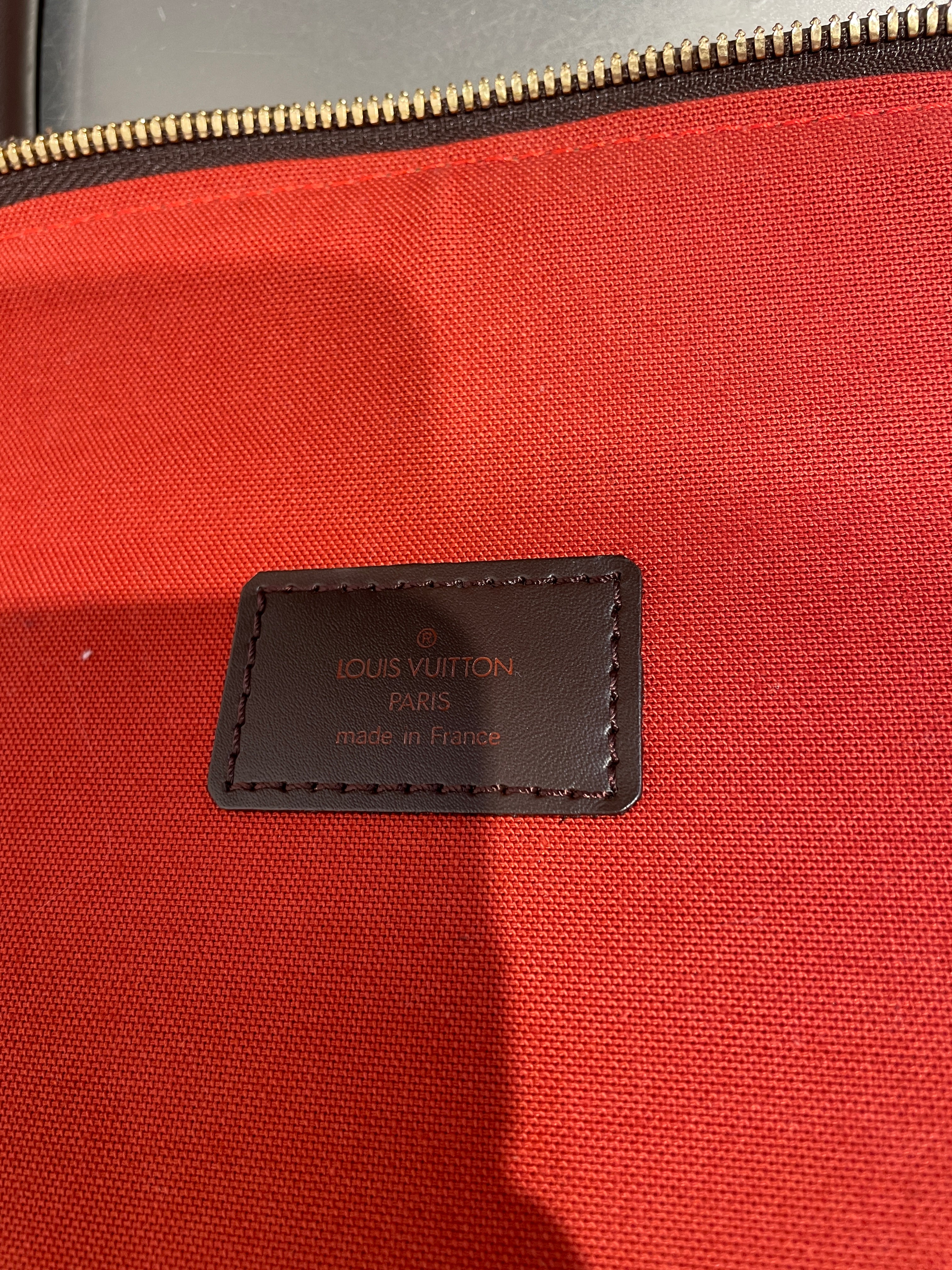 LOUIS VUITTON/Luggage/Leather/BRW/Damier Ebene Nolita GM view 5