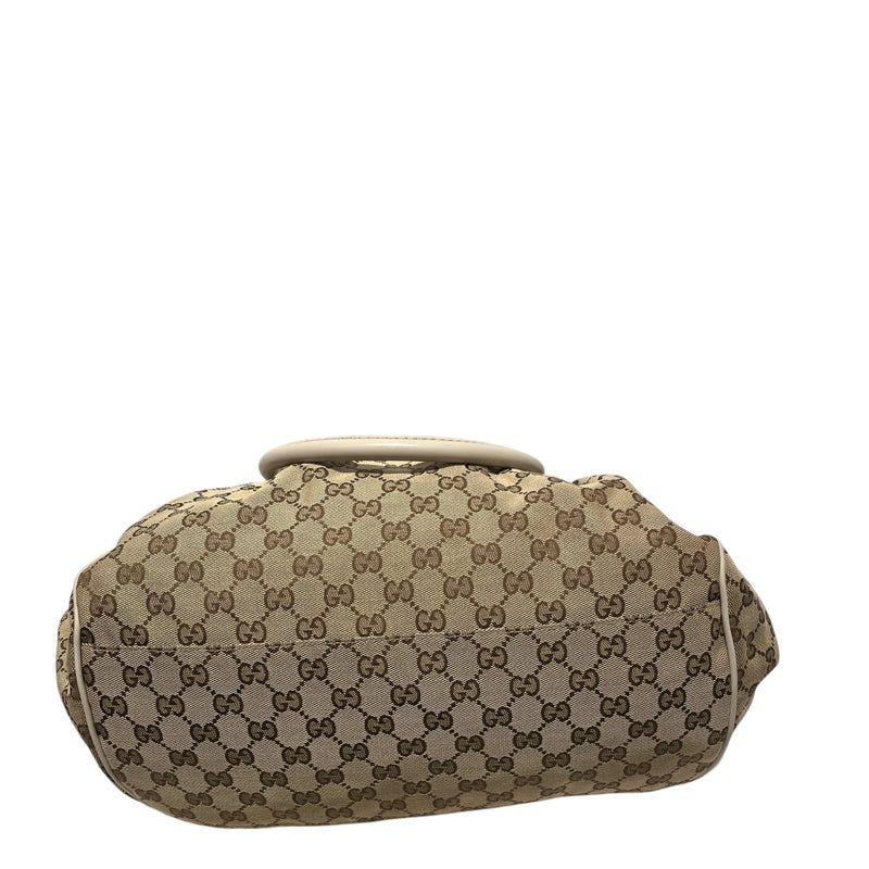 GUCCI/Hand Bag/Monogram/BRW/sukey gg canvas