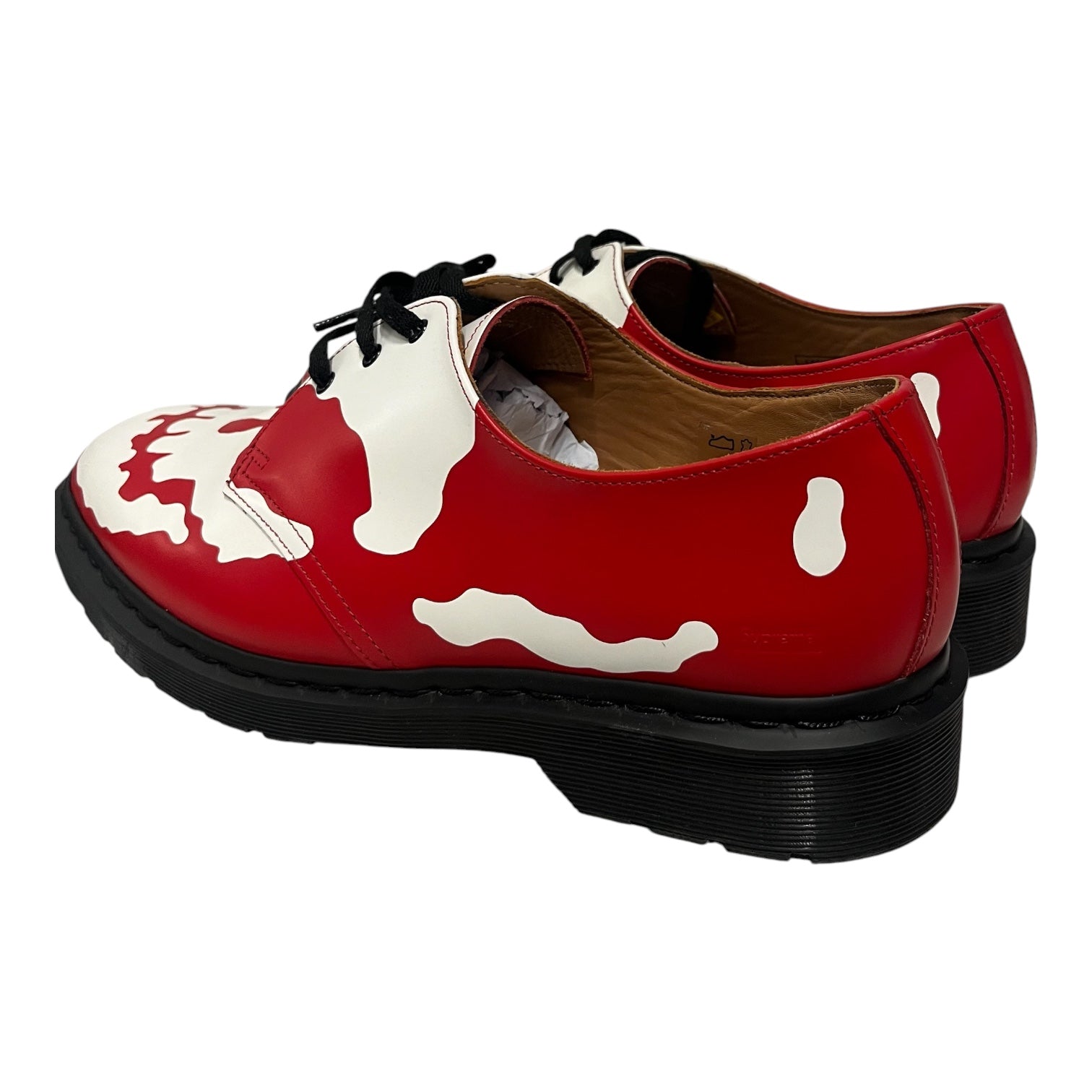 Supreme/Dr.Martens/Loafers/US 10.5/Graphic/Leather/RED/skull view 2