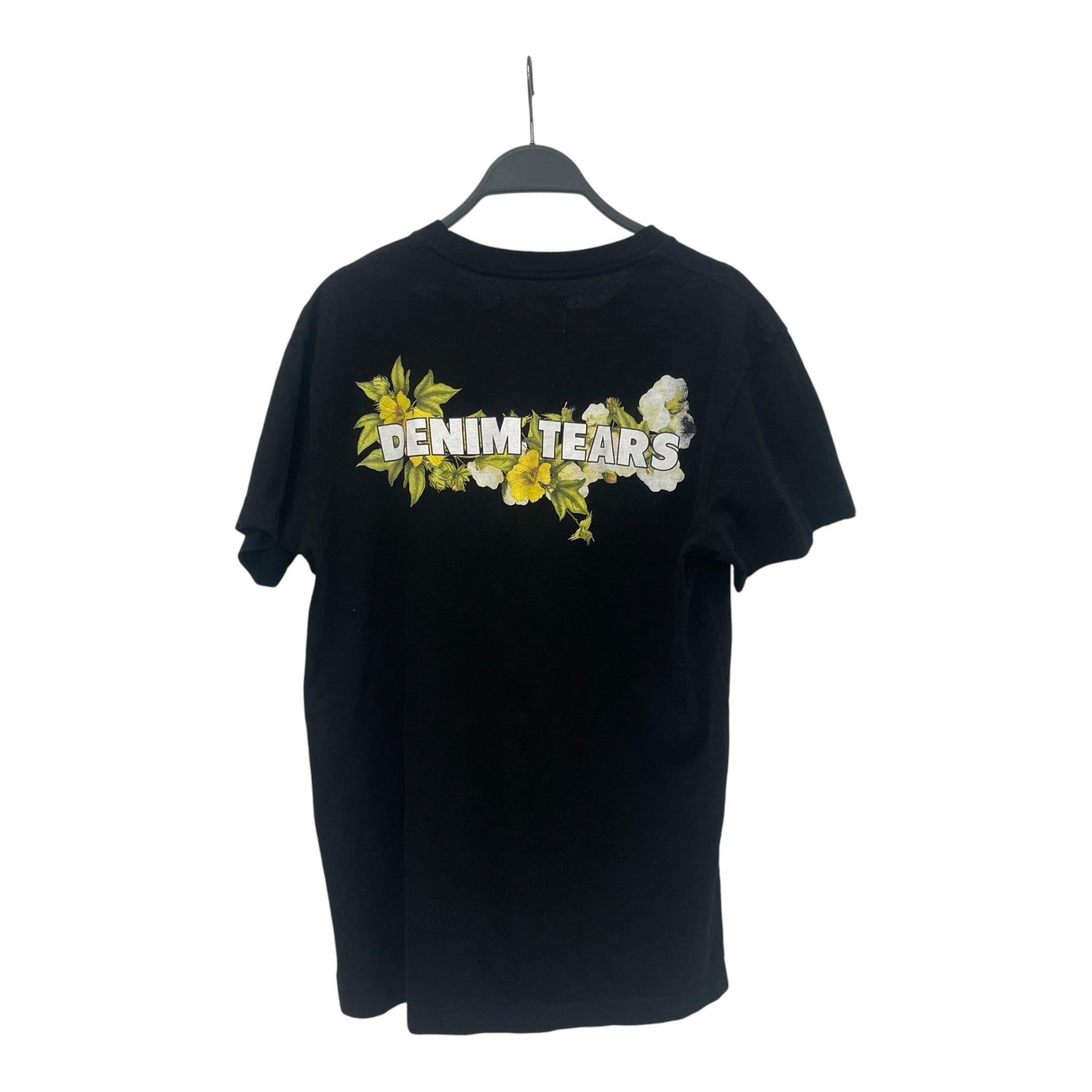 DENIM TEARS/T-Shirt/S/Graphic/Cotton/BLK/sleeping baby view 2