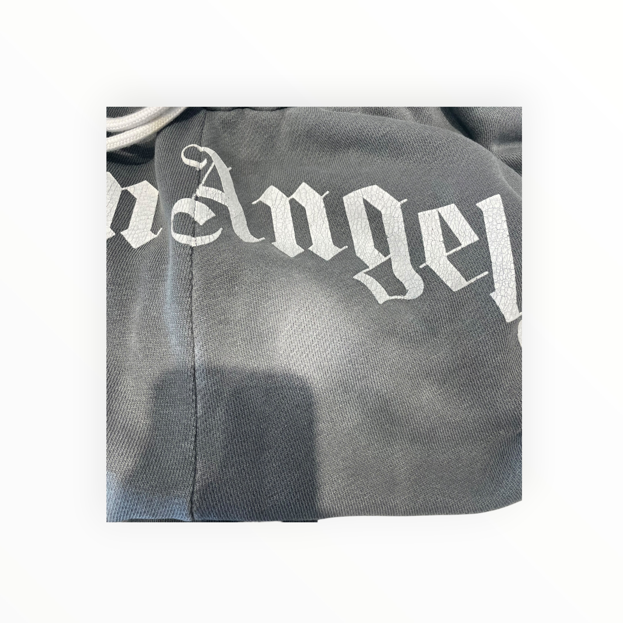 Palm Angels/Pants/XXL/Cotton/GRY/curved logo sweats view 7