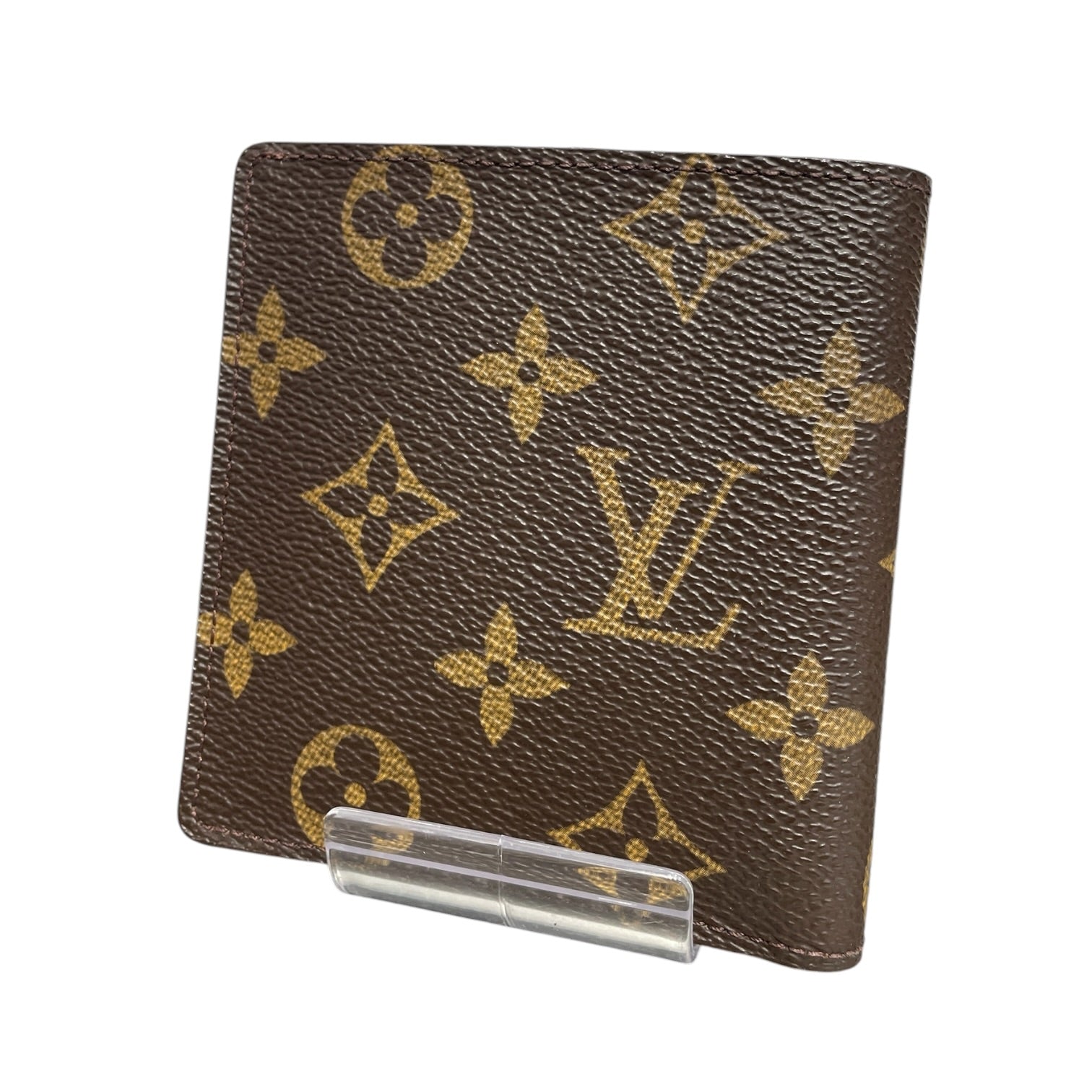 LOUIS VUITTON/Bifold Wallet/Monogram/Leather/BRW/M's/BIFOLD CLEAR POCKET view 2