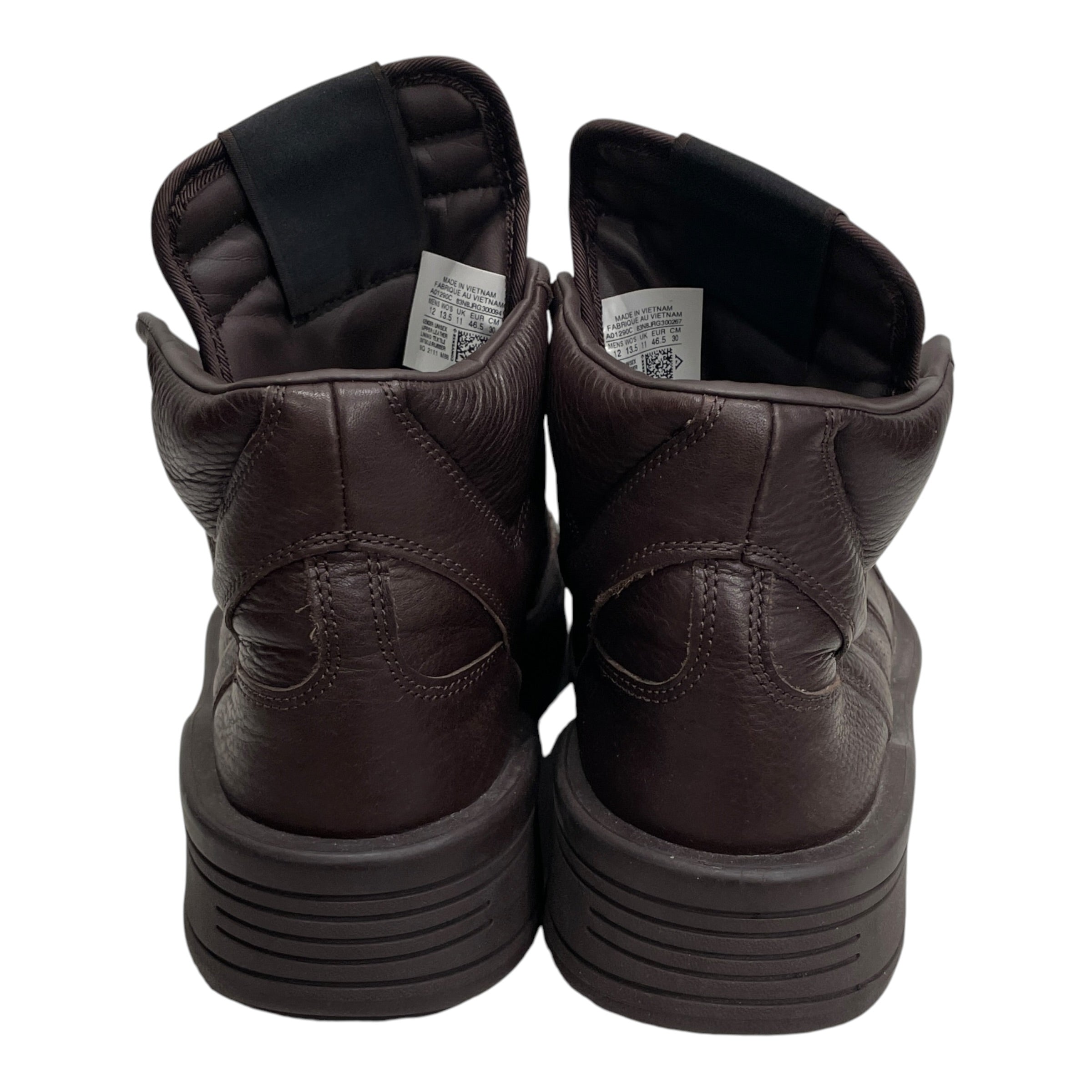 CONVERSE/RICK OWENS DRKSHDW/Hi-Sneakers/US 12/Leather/BRW/A01290C W STAR view 3