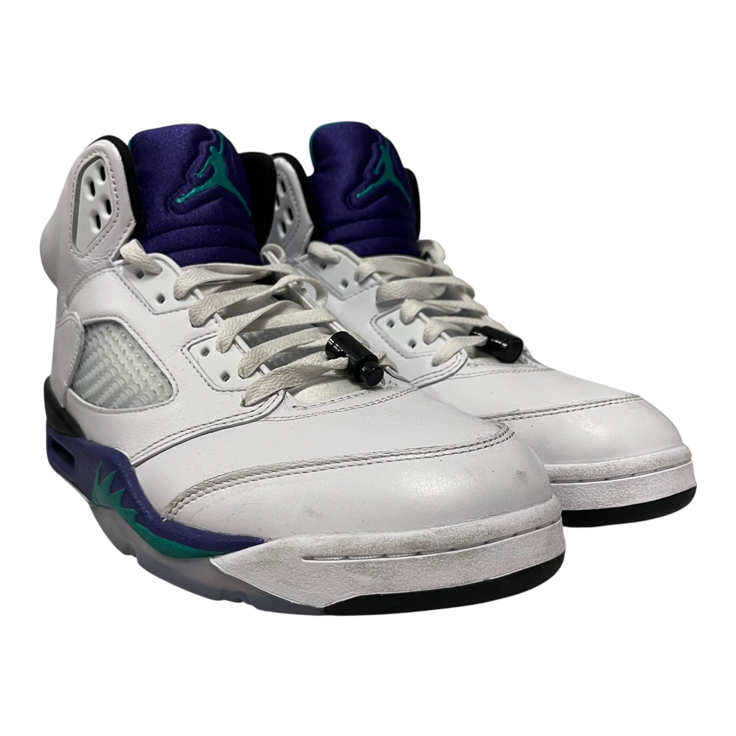 JORDAN BRAND/Hi-Sneakers/US 11/Leather/WHT/air j 5 retro grape 2013 view 1