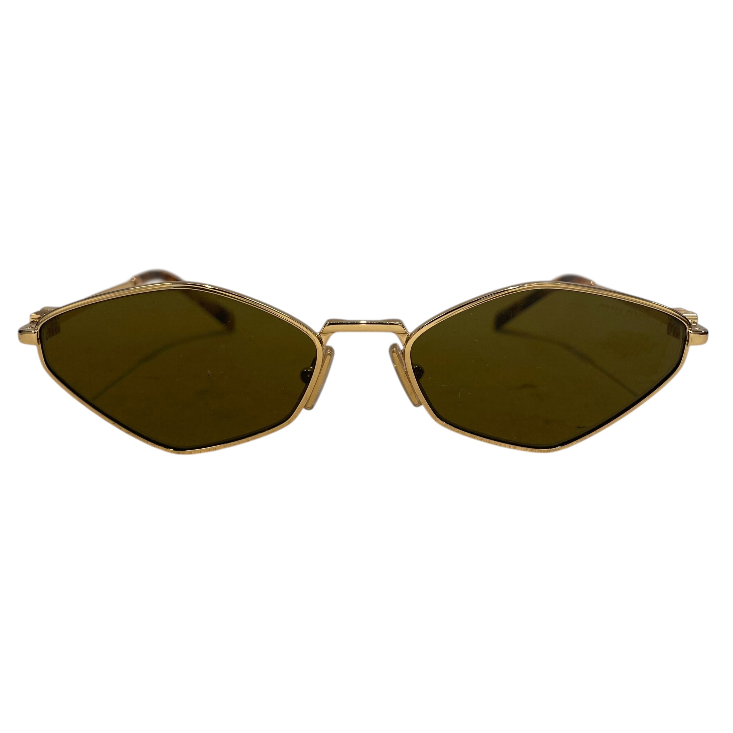 MIU MIU/Sunglasses/Animal Pattern/Tortoiseshell Pattern/GLD/L's/SMU56Z/DIAMOND SHAPE view 1